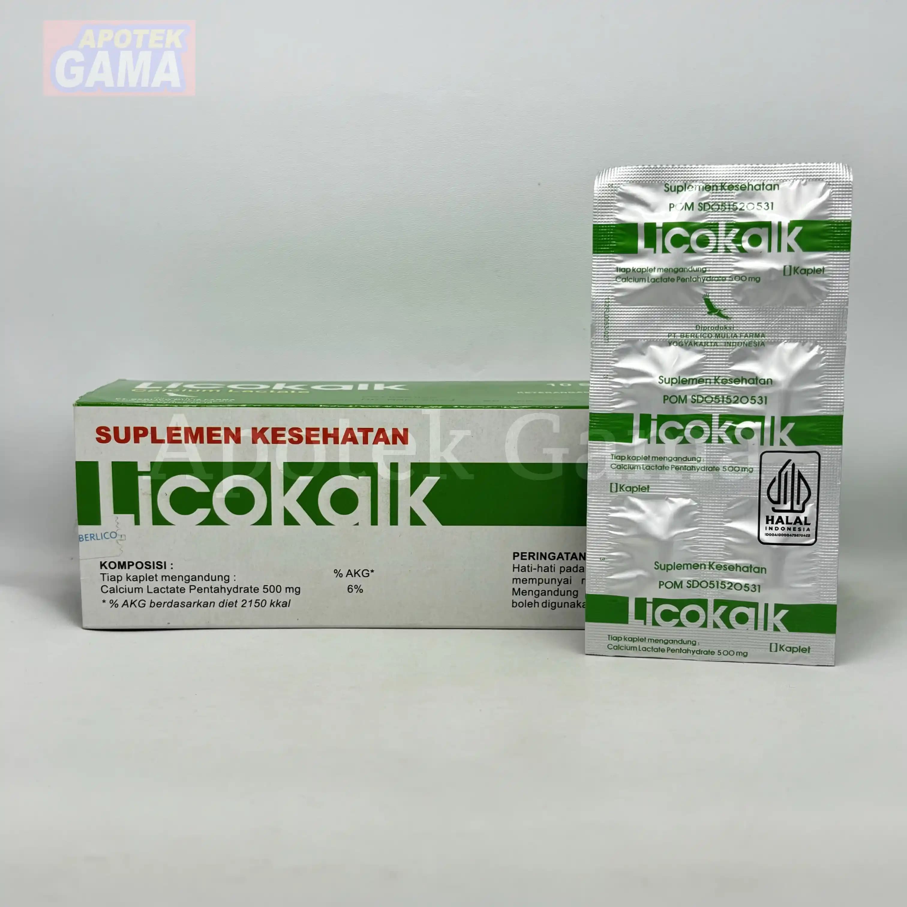 LICOKALK TAB/100 5
