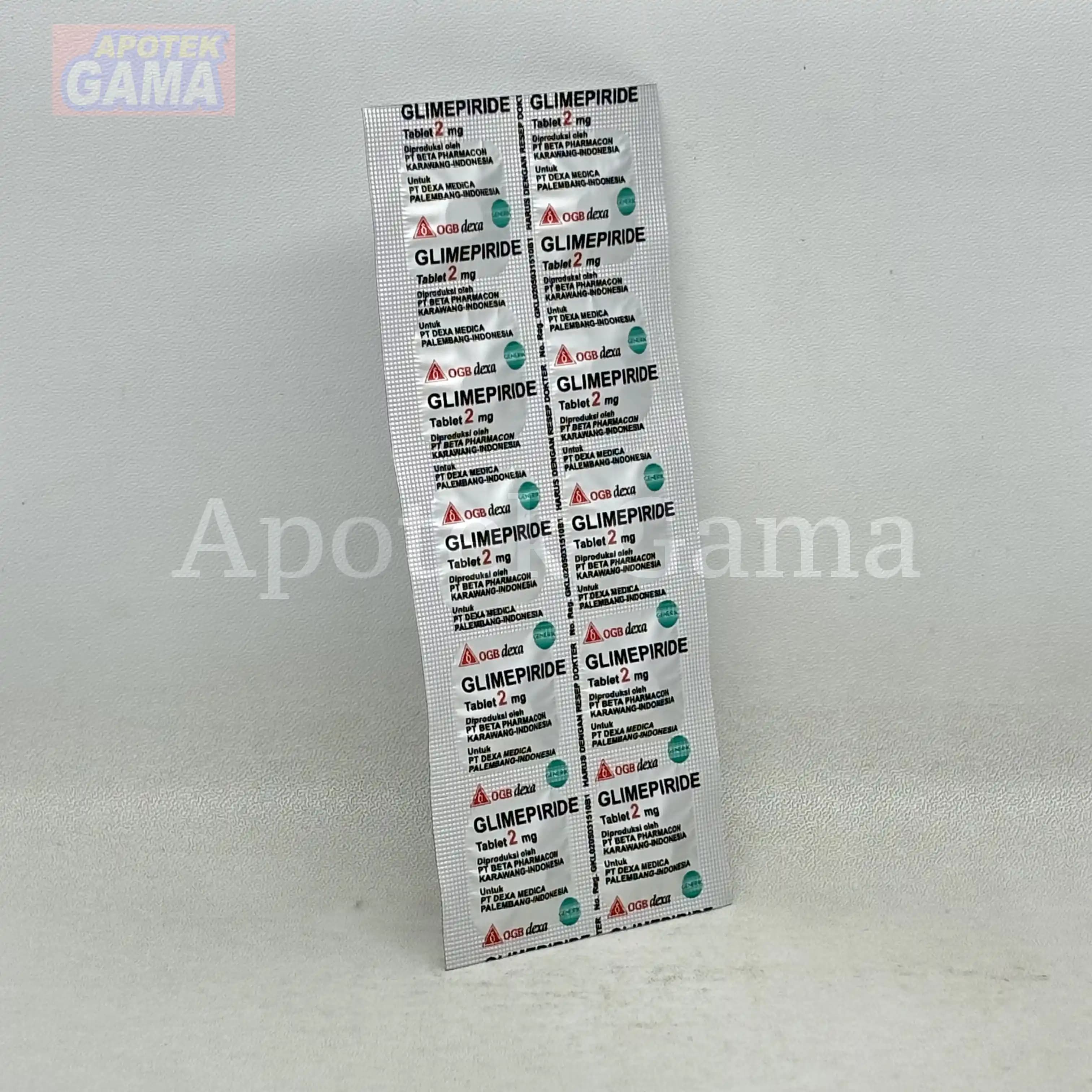 GLIMEPIRIDE 2 MG TAB