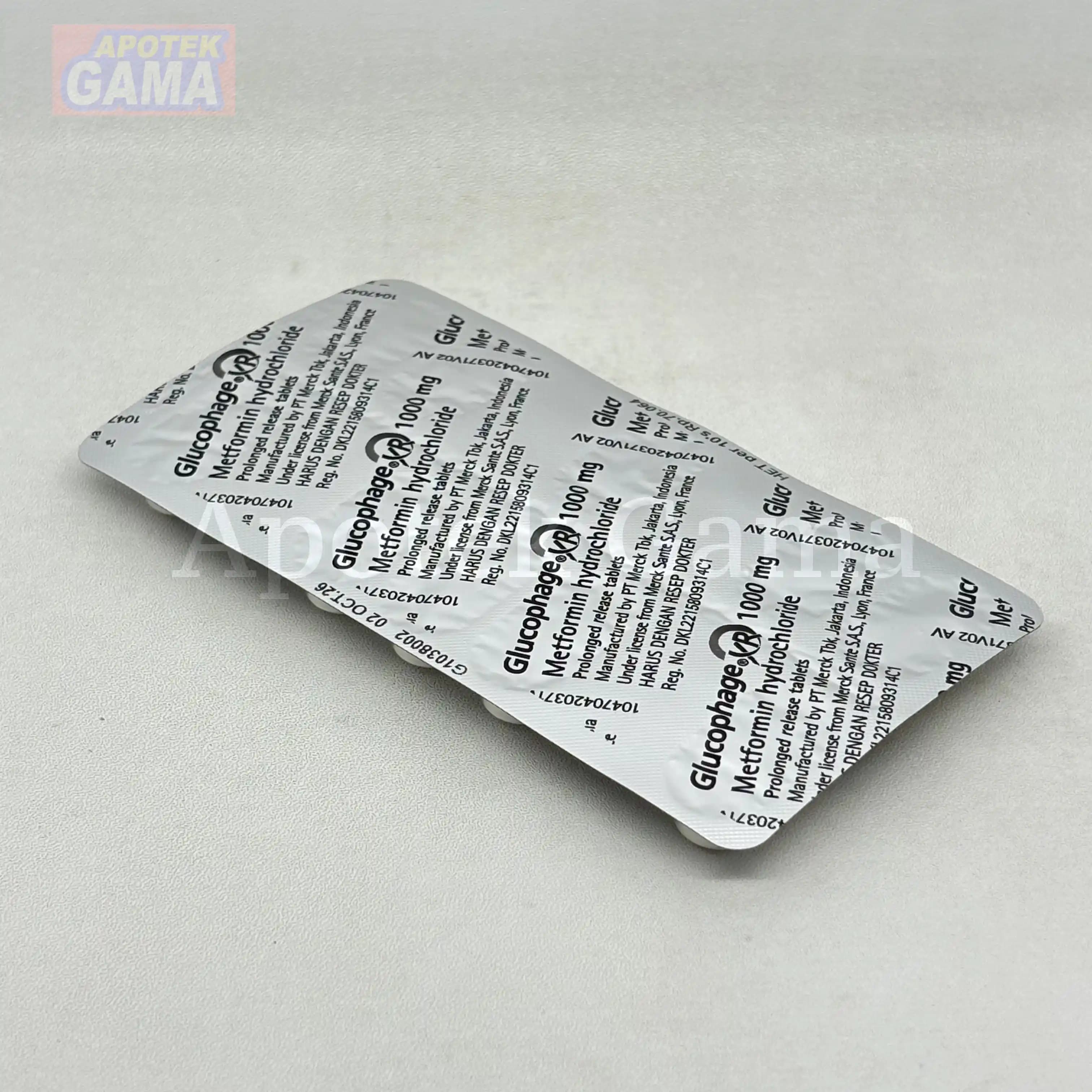 GLUCOPHAGE XR 1000 MG 4