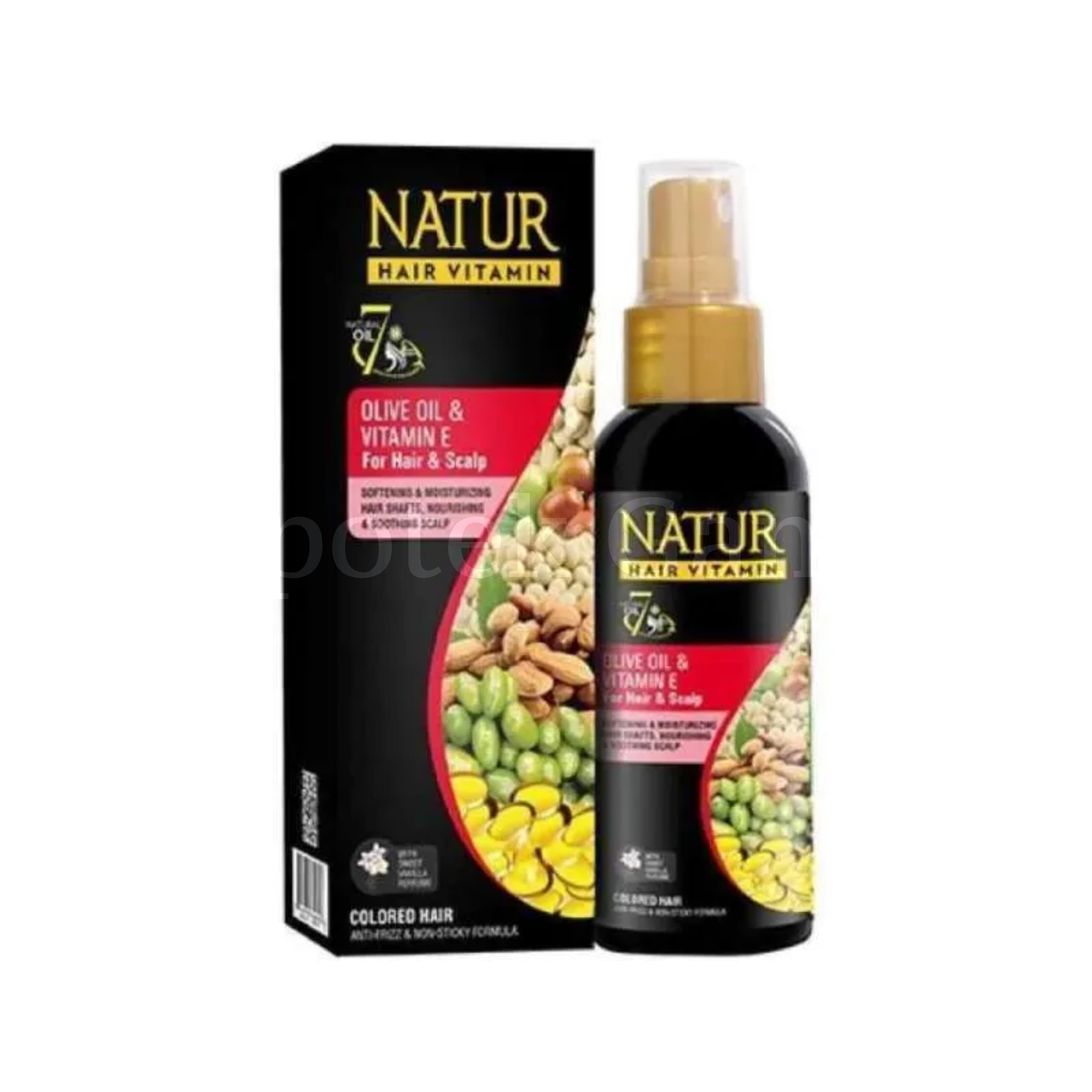 NATUR HAIR VITAMIN GINSENG & VITAMIN E 80 ML 2