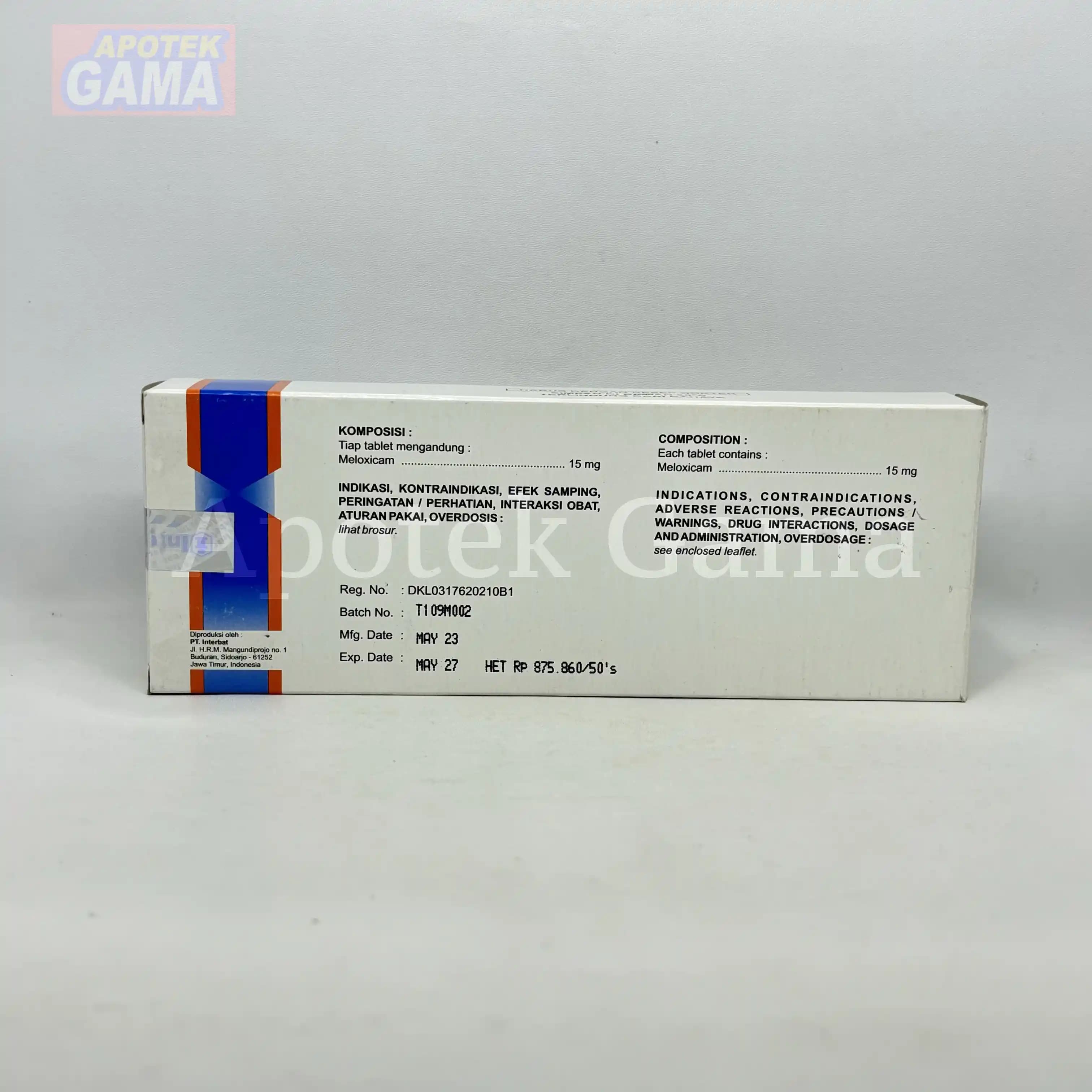 MELOXIN 15MG TAB 2