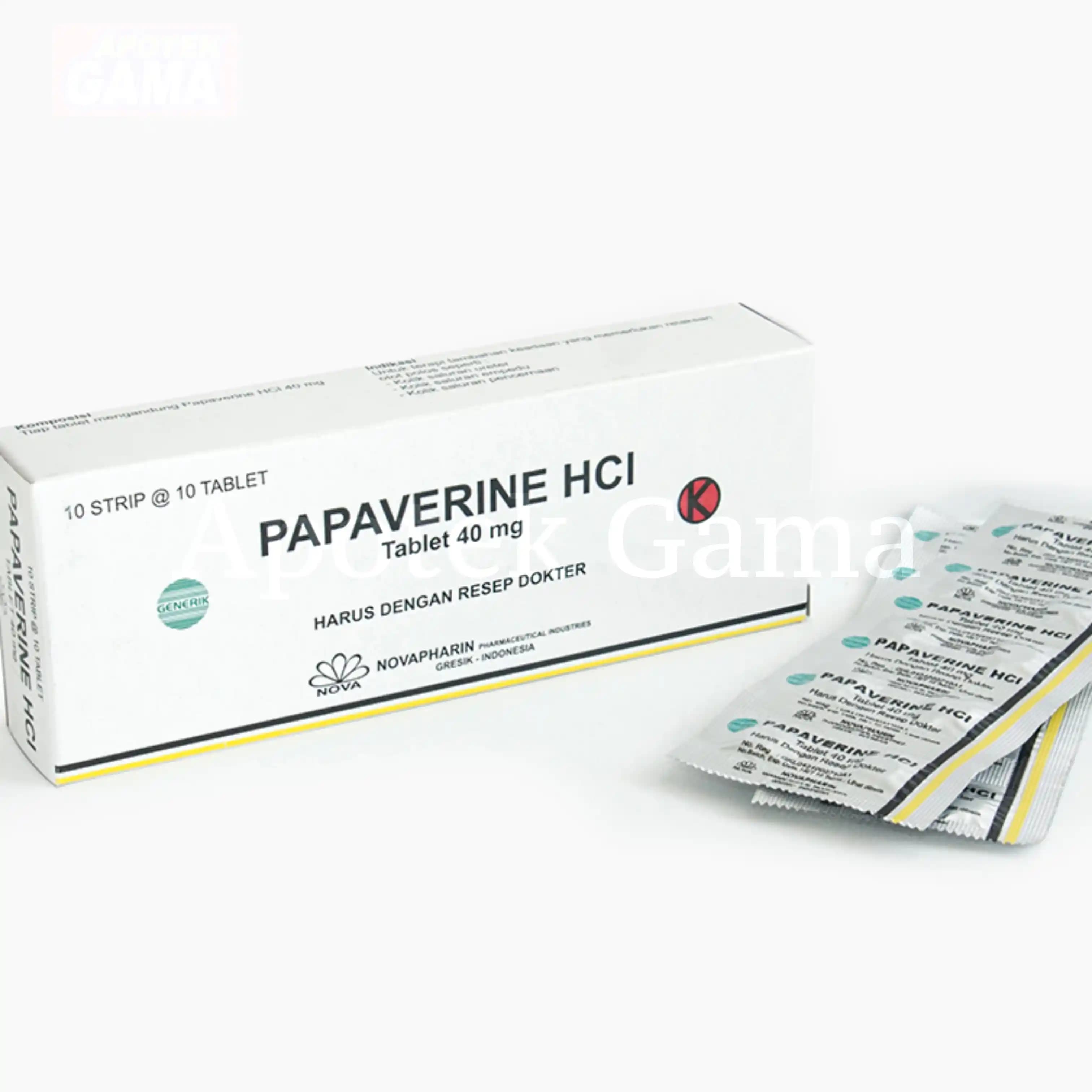 PAPAVERINE 40MG TABLET