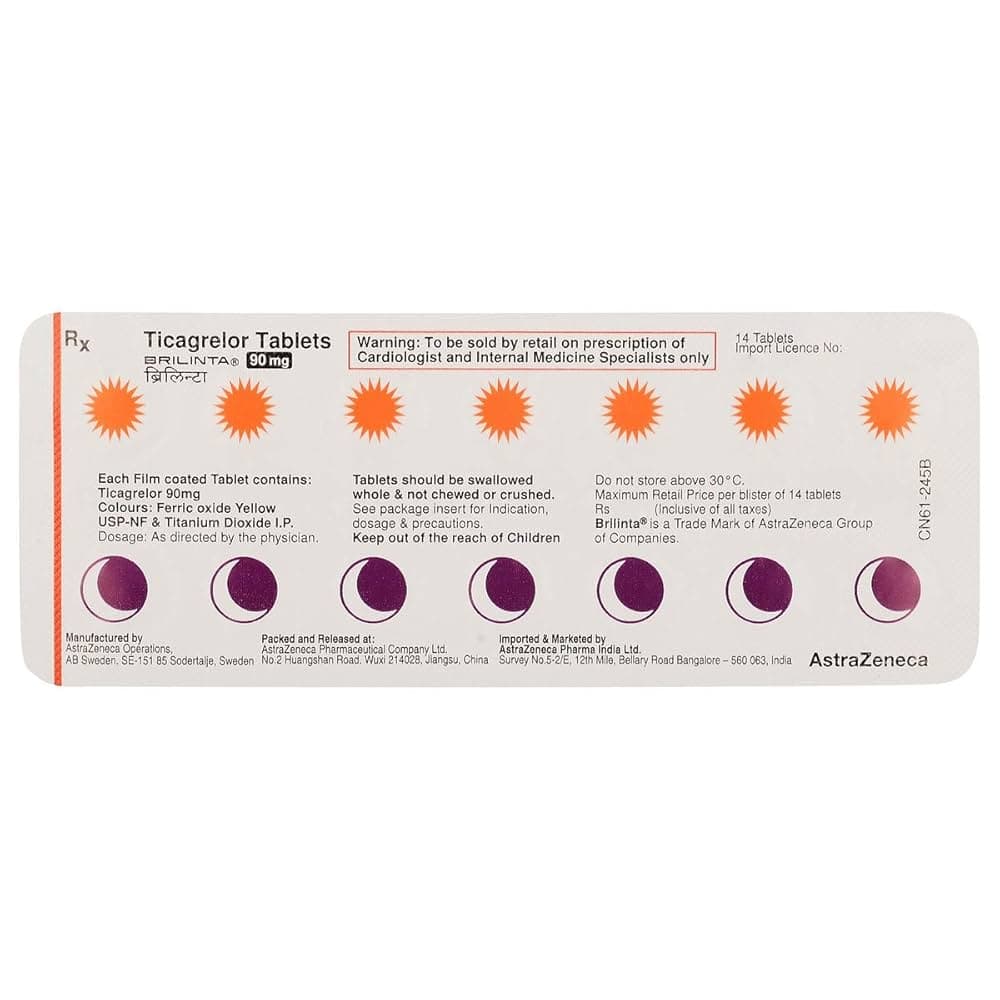 BRILINTA 90MG TABLET 3
