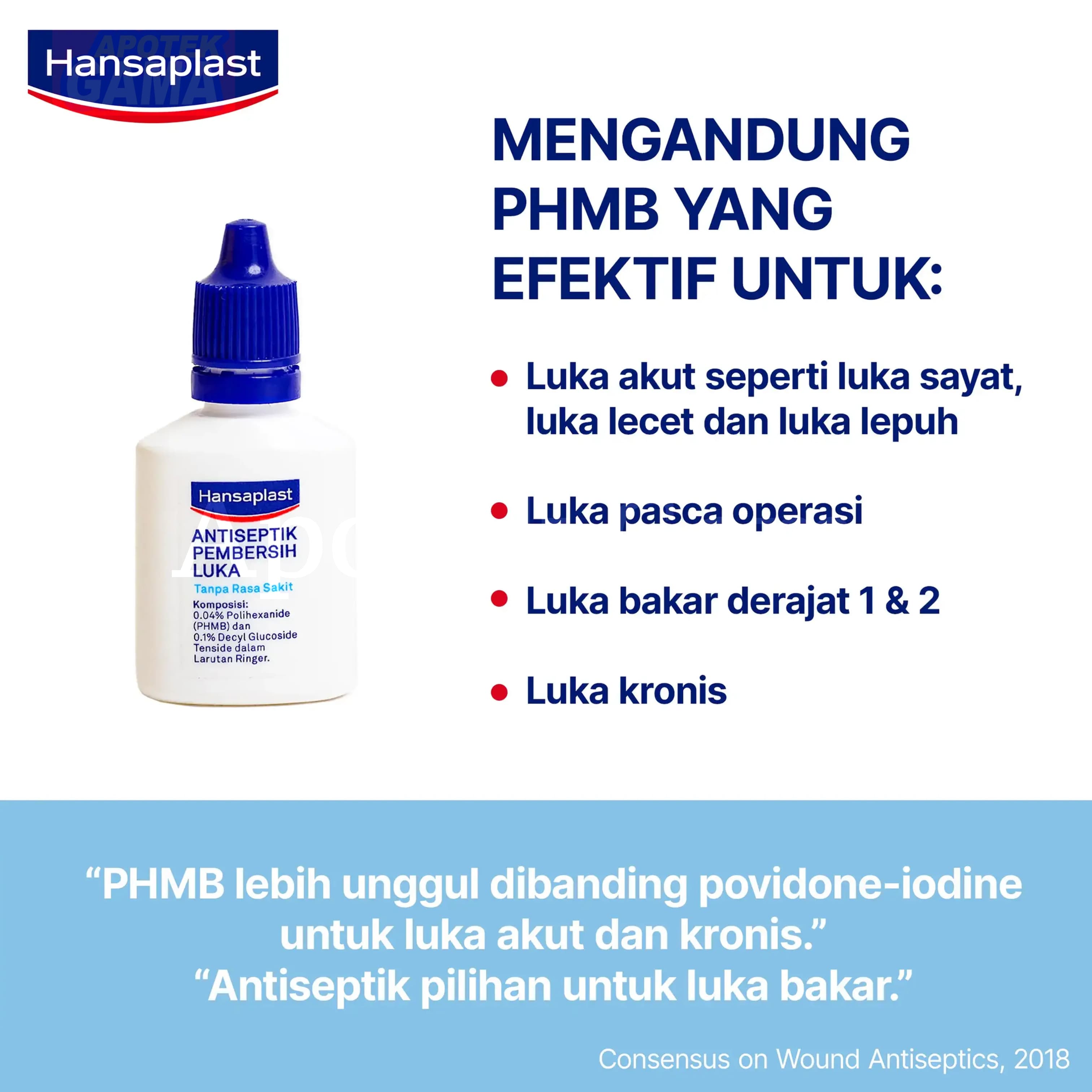 HANSAPLAST ANTISEPTIK LUKA 20ML 2
