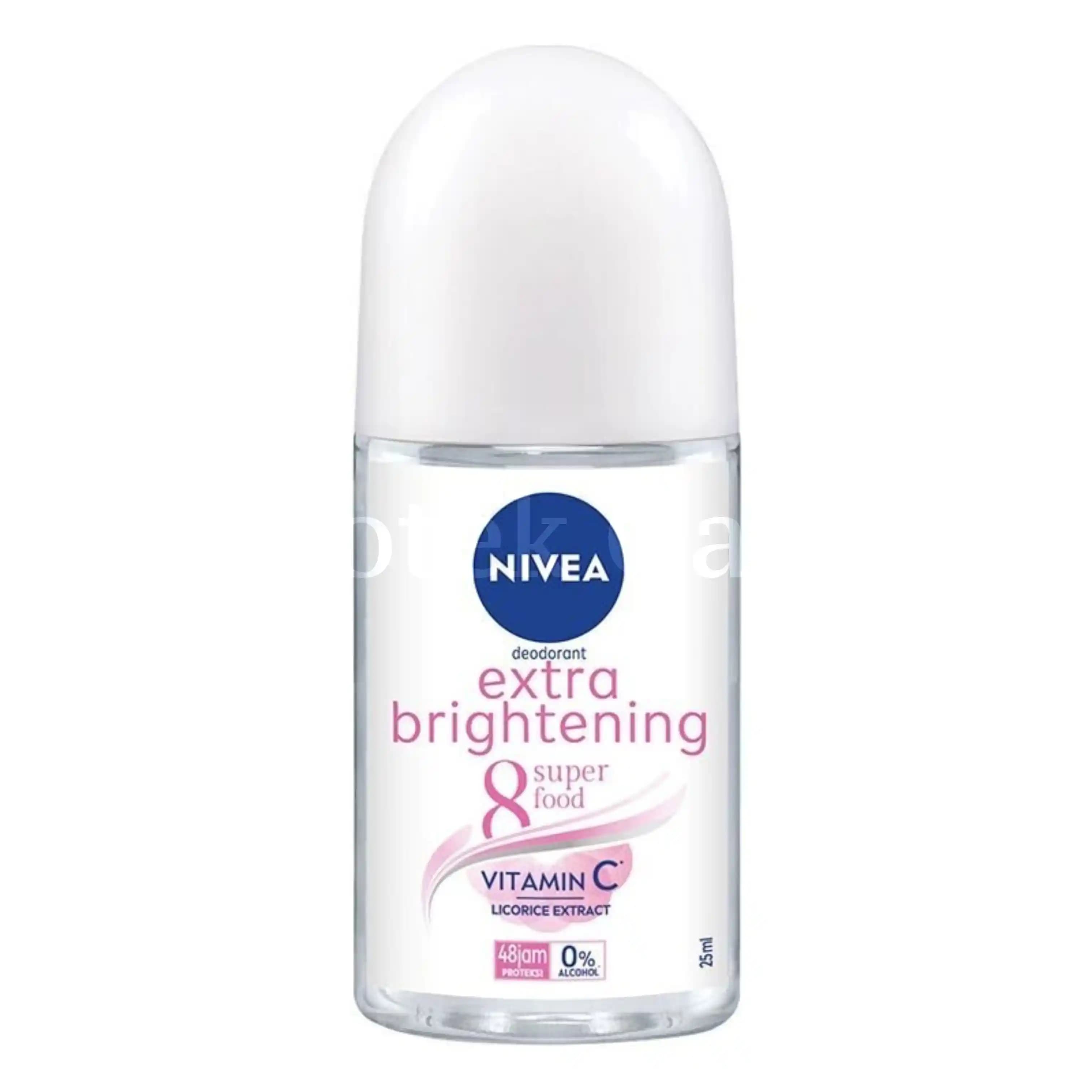 NIVEA DEODORANT ROLL ON EXTRA BRIGHTENING 25ML 2