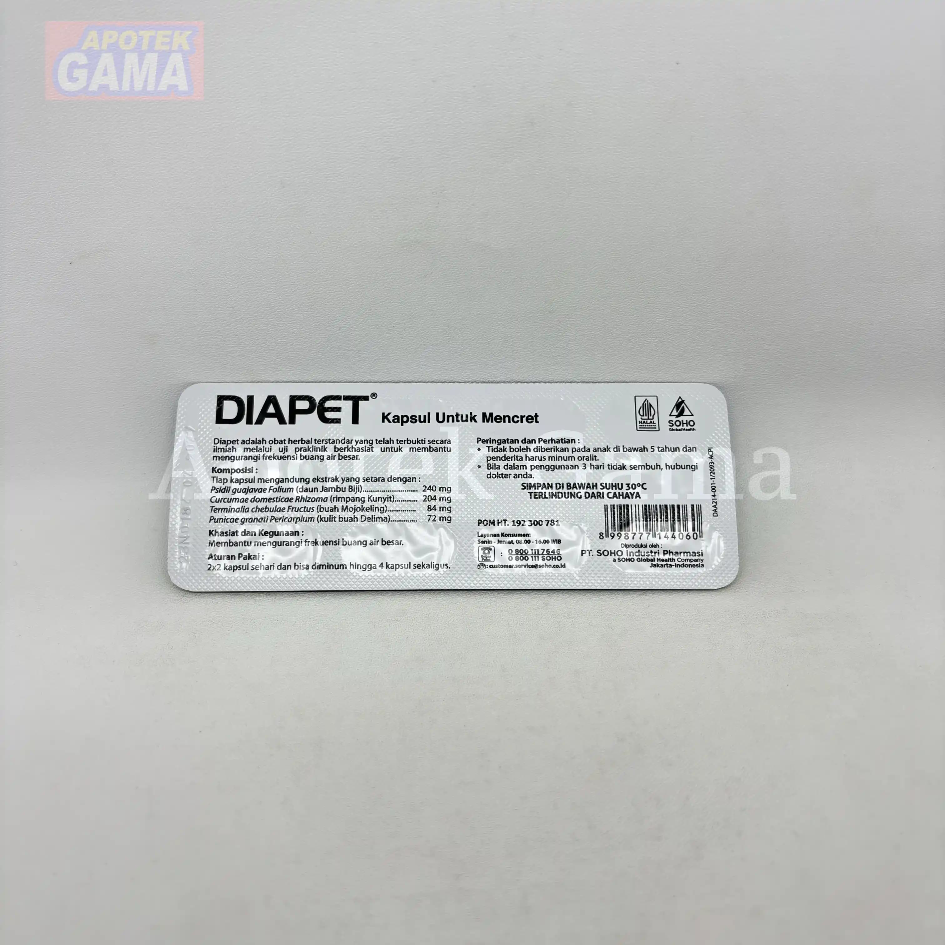 DIAPET TAB/10