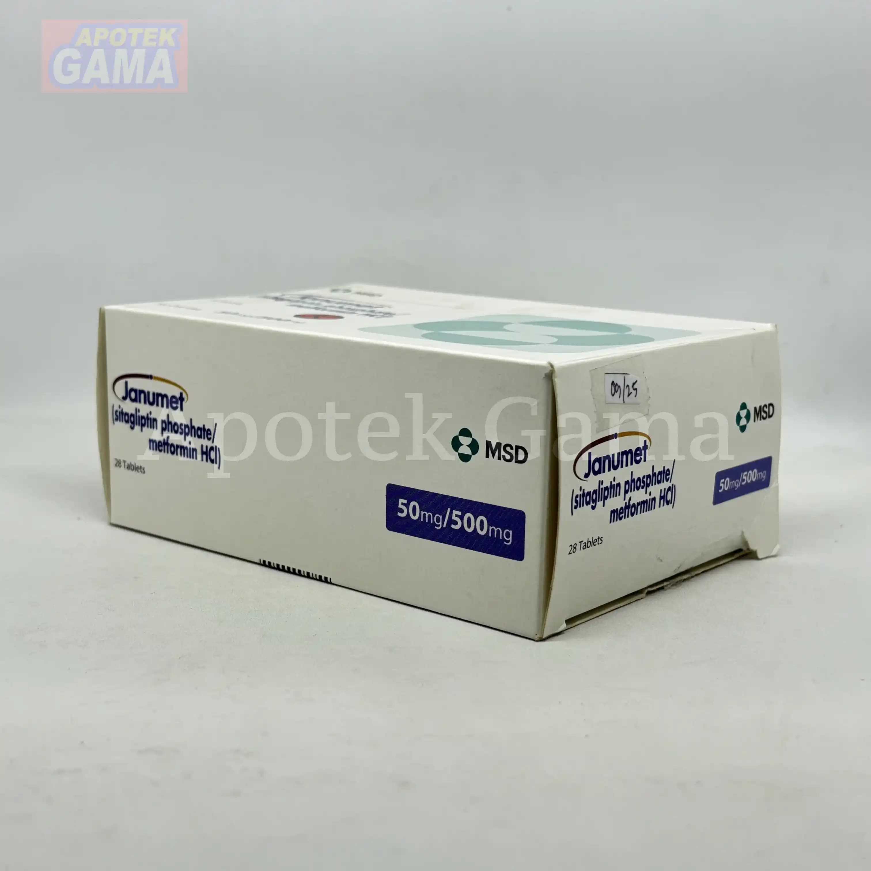 JANUMET 50/500MG TABLET
