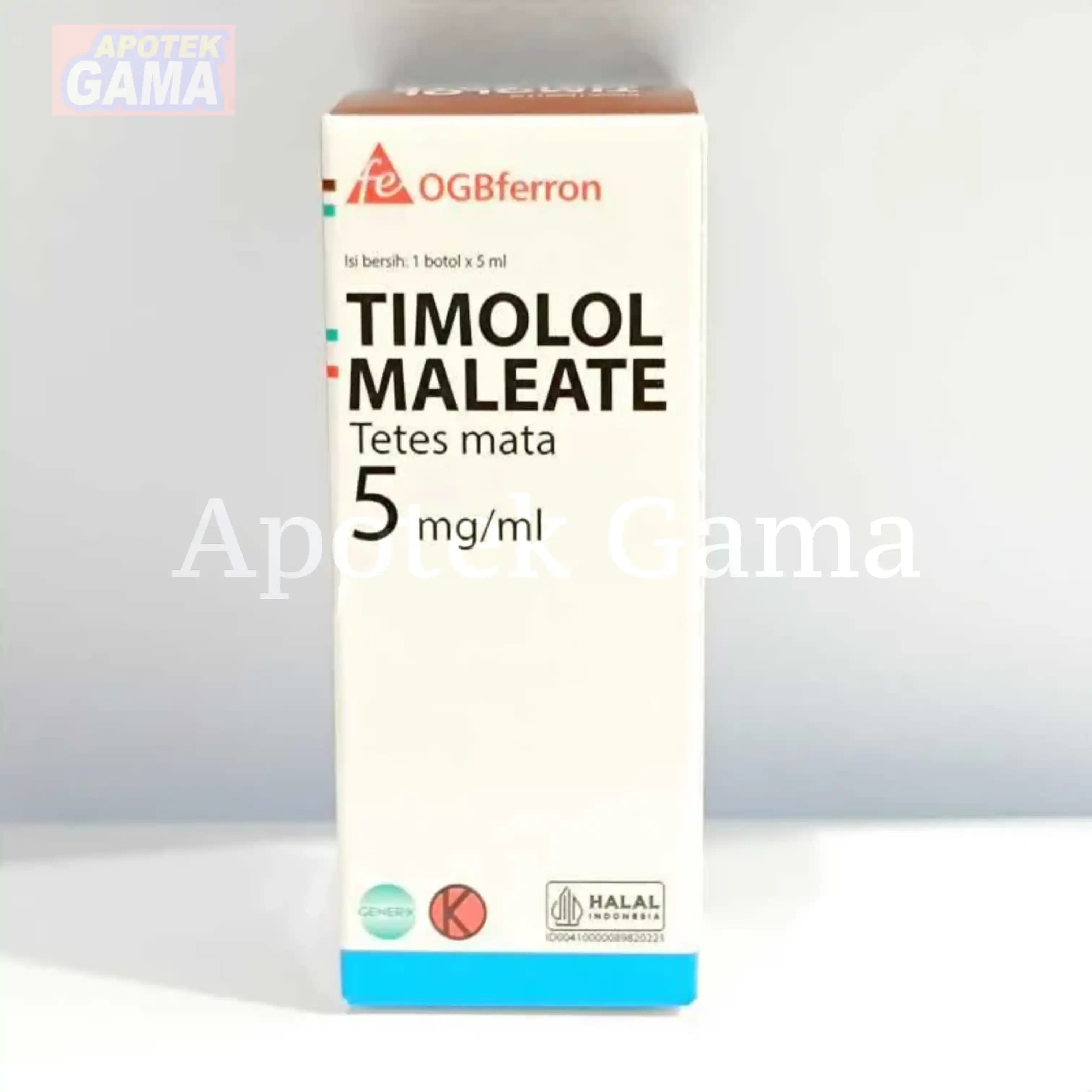 TIMOLOL MALEATE EYE DROPS 5 ML