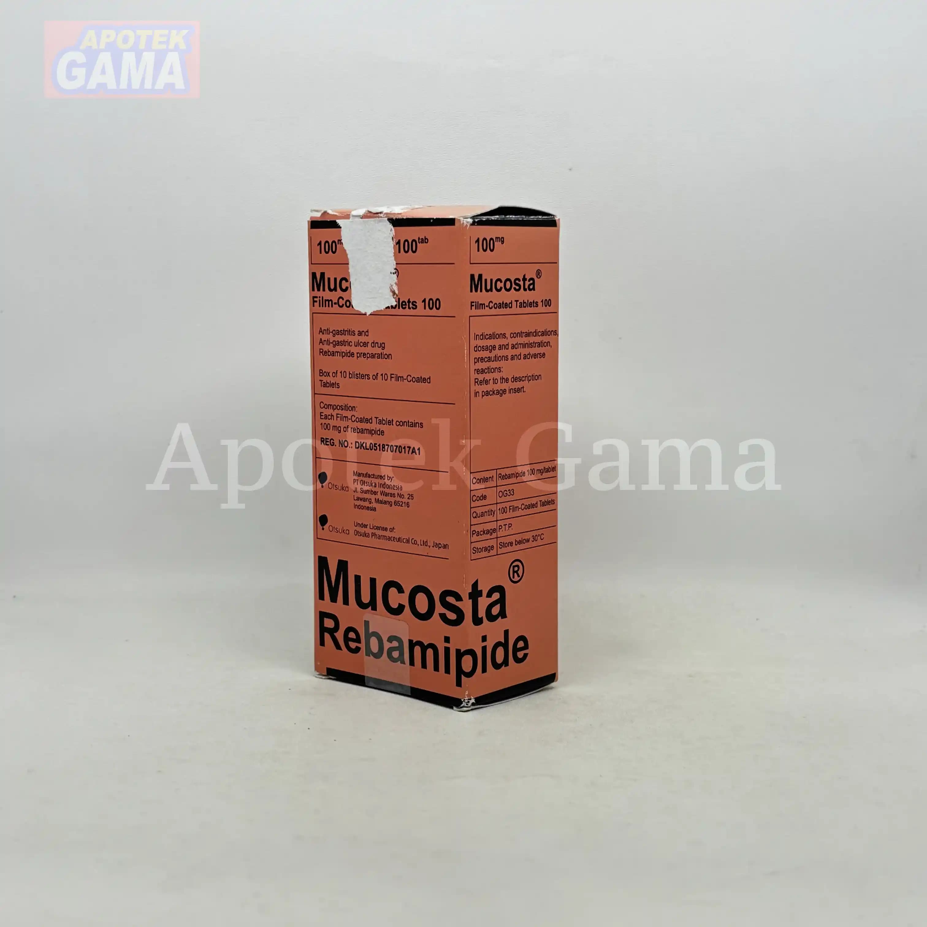 MUCOSTA 100MG/100 TAB