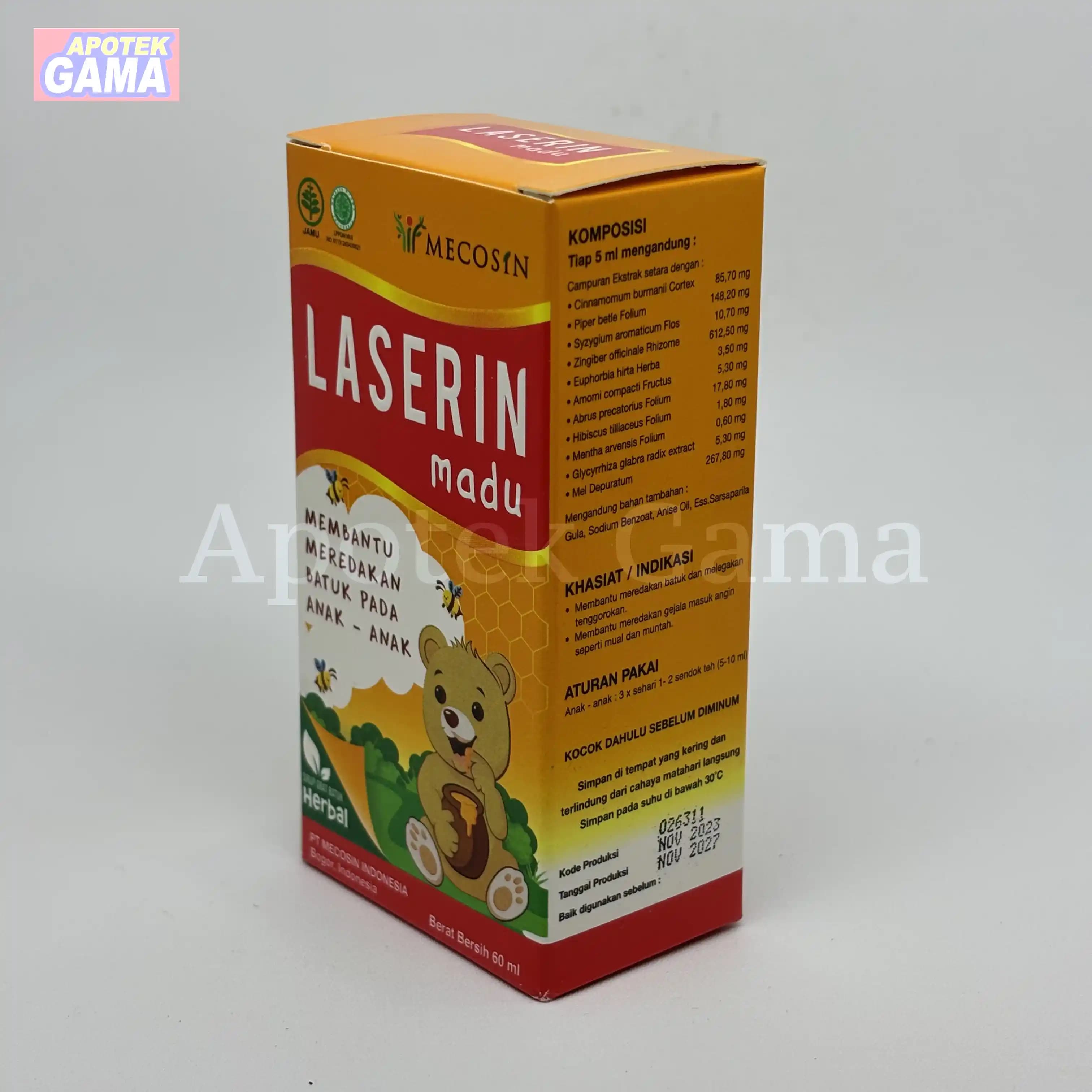 LASERIN SYR MADU 60ML 4