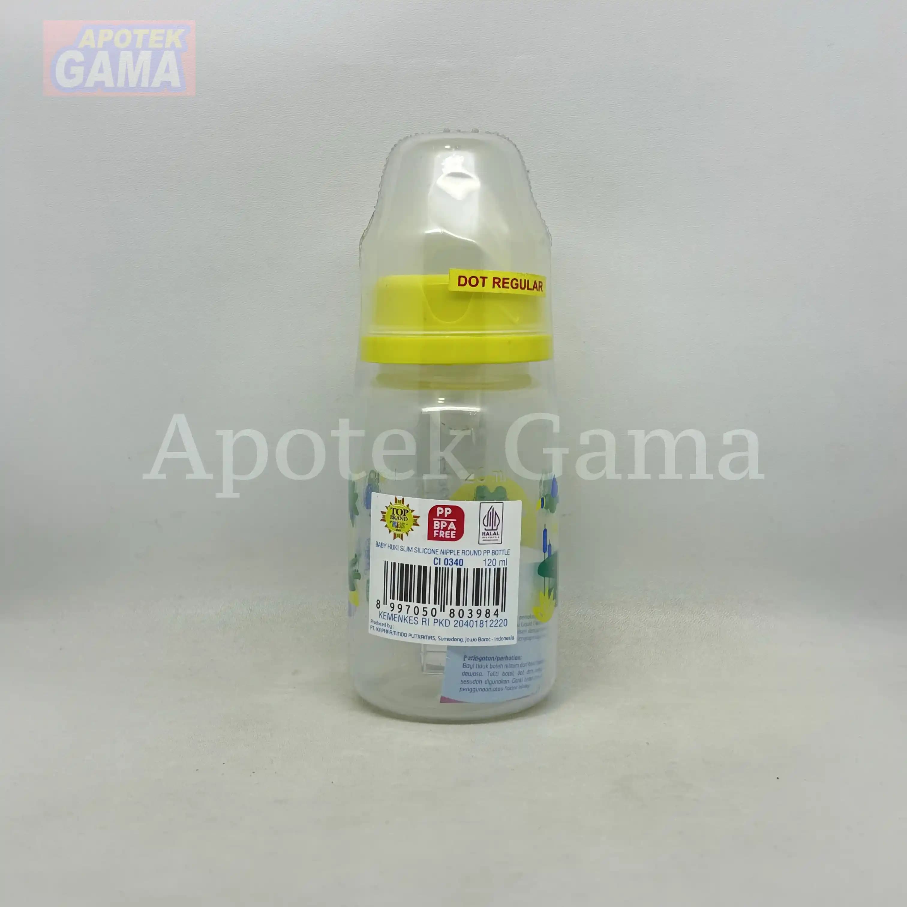 HUKI BOTOL NIPPLE ROUND 120 ML CI 0340 5