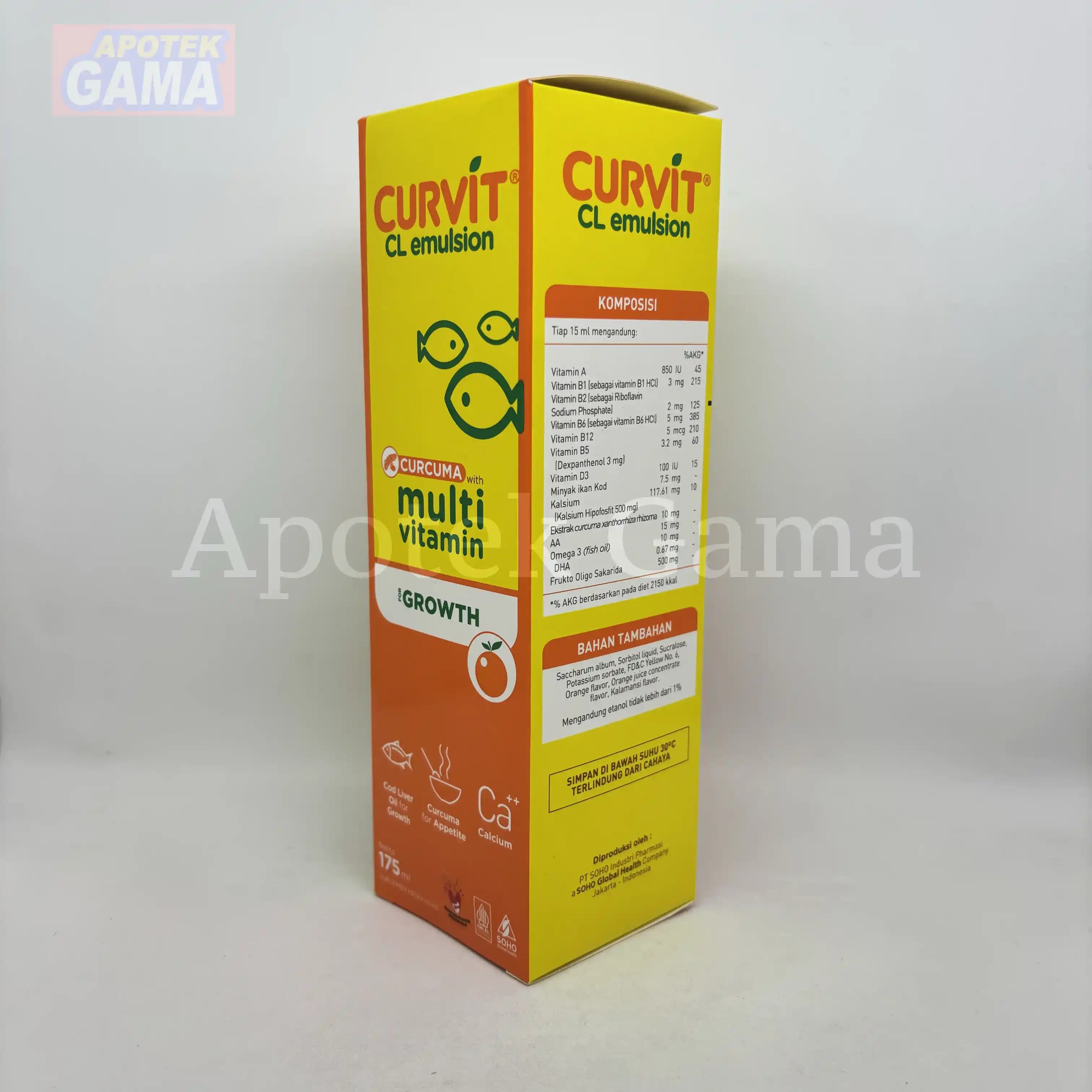 CURVIT CL EMLSN 175ML  3