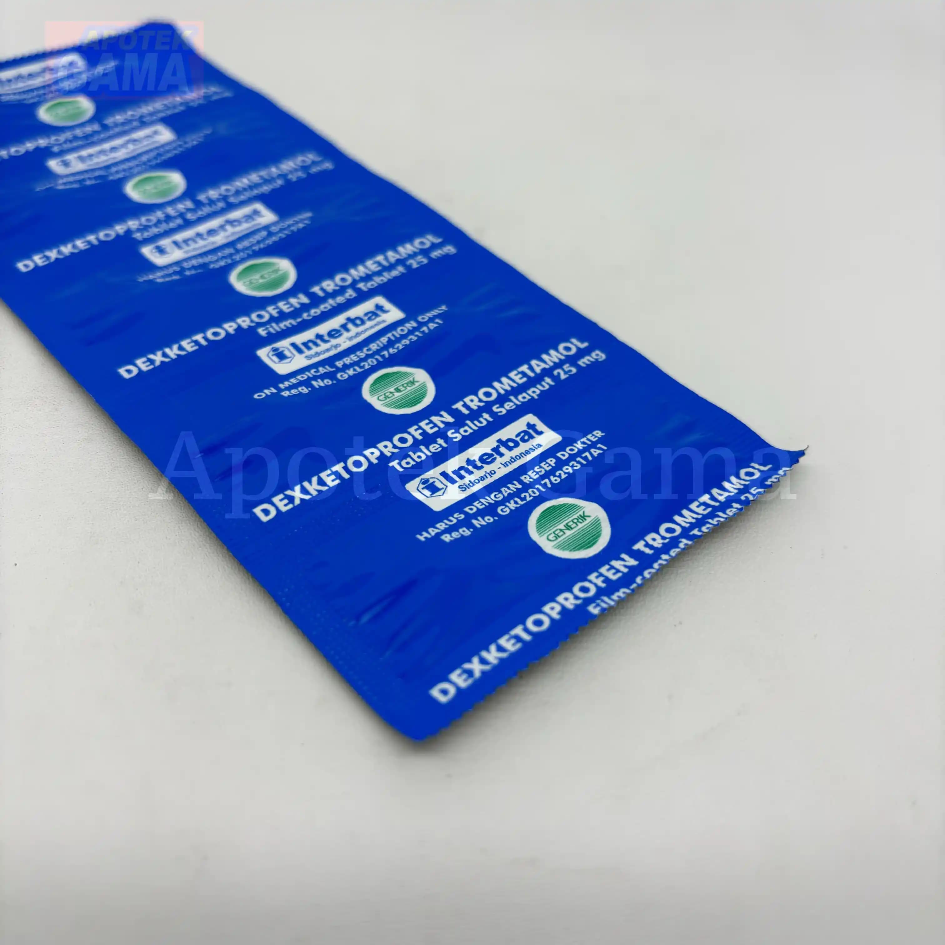 DEXKETOPROFEN TROMETAMOL TAB 25 4