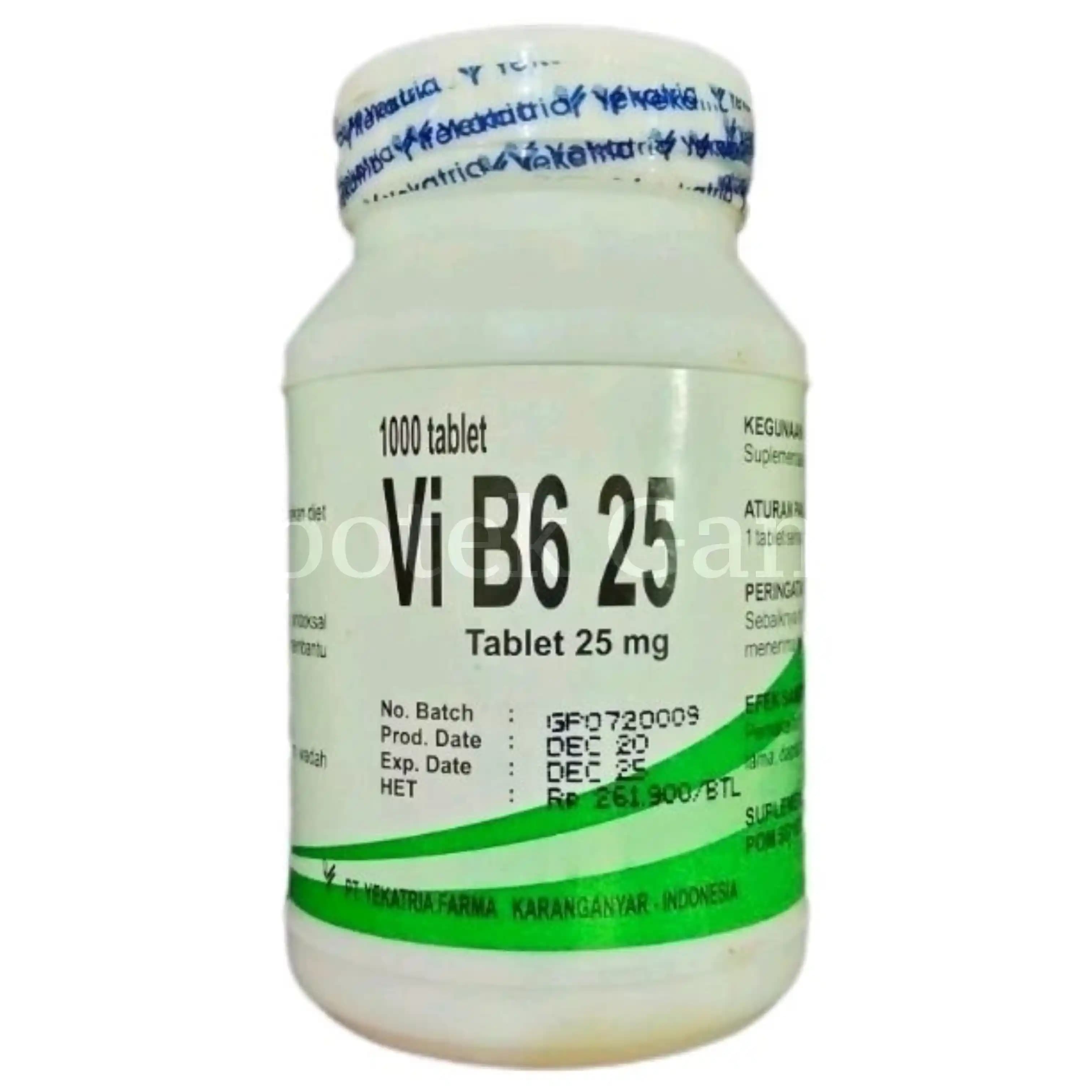 VITAMIN B6 25MG