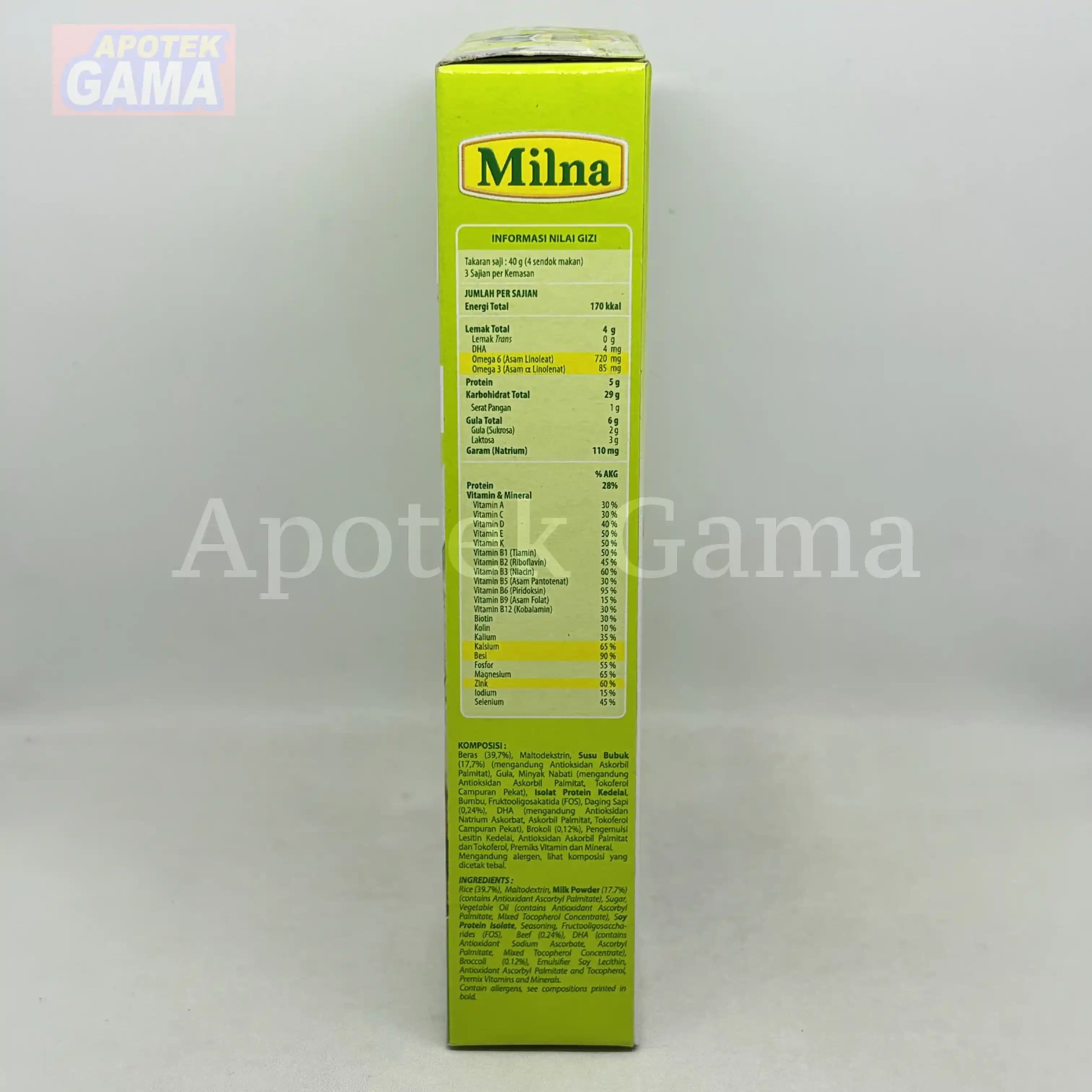 MILNA BUBUR BAYI 6+ SUP DAGING BROKOLI 120 GR 4