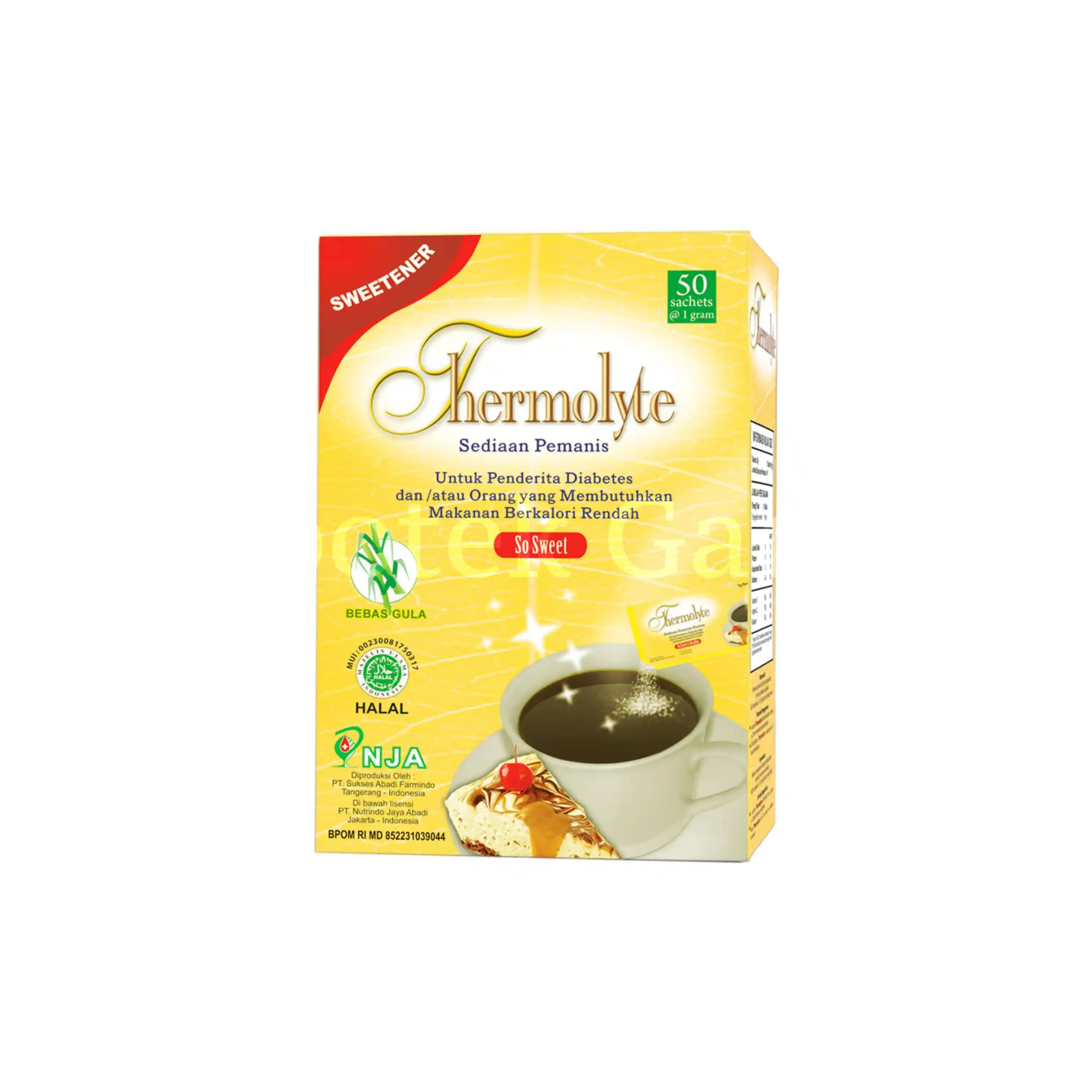 THERMOLYTE DIET SUGAR 50S