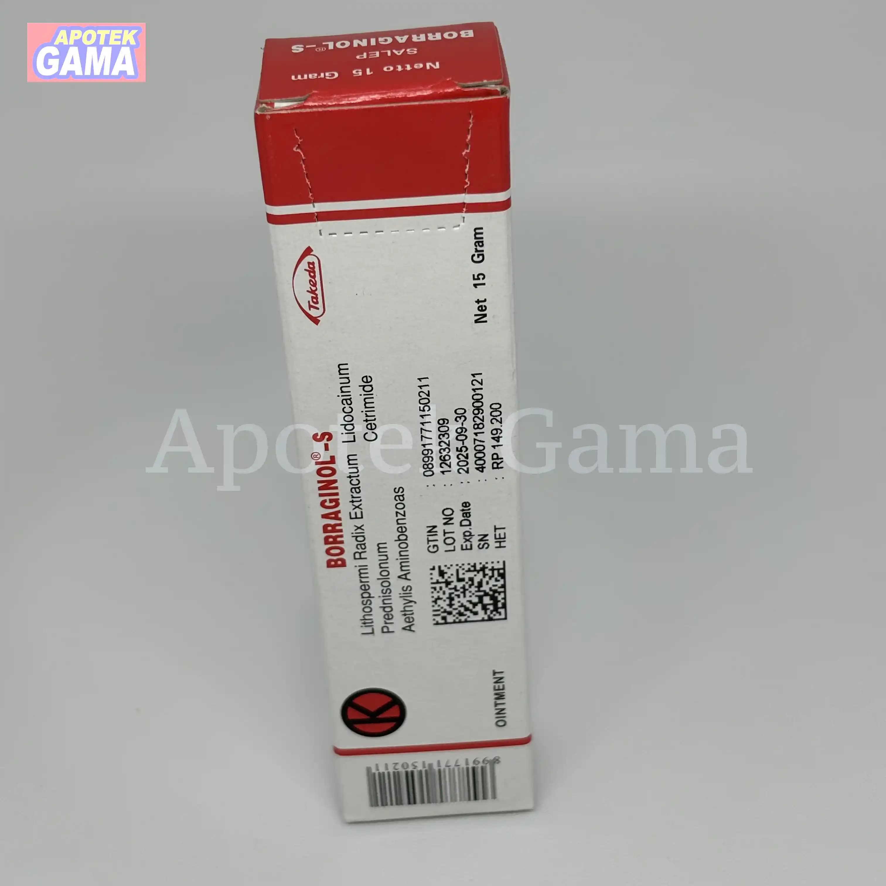 BORRAGINOL -S OINT 15 GR 3