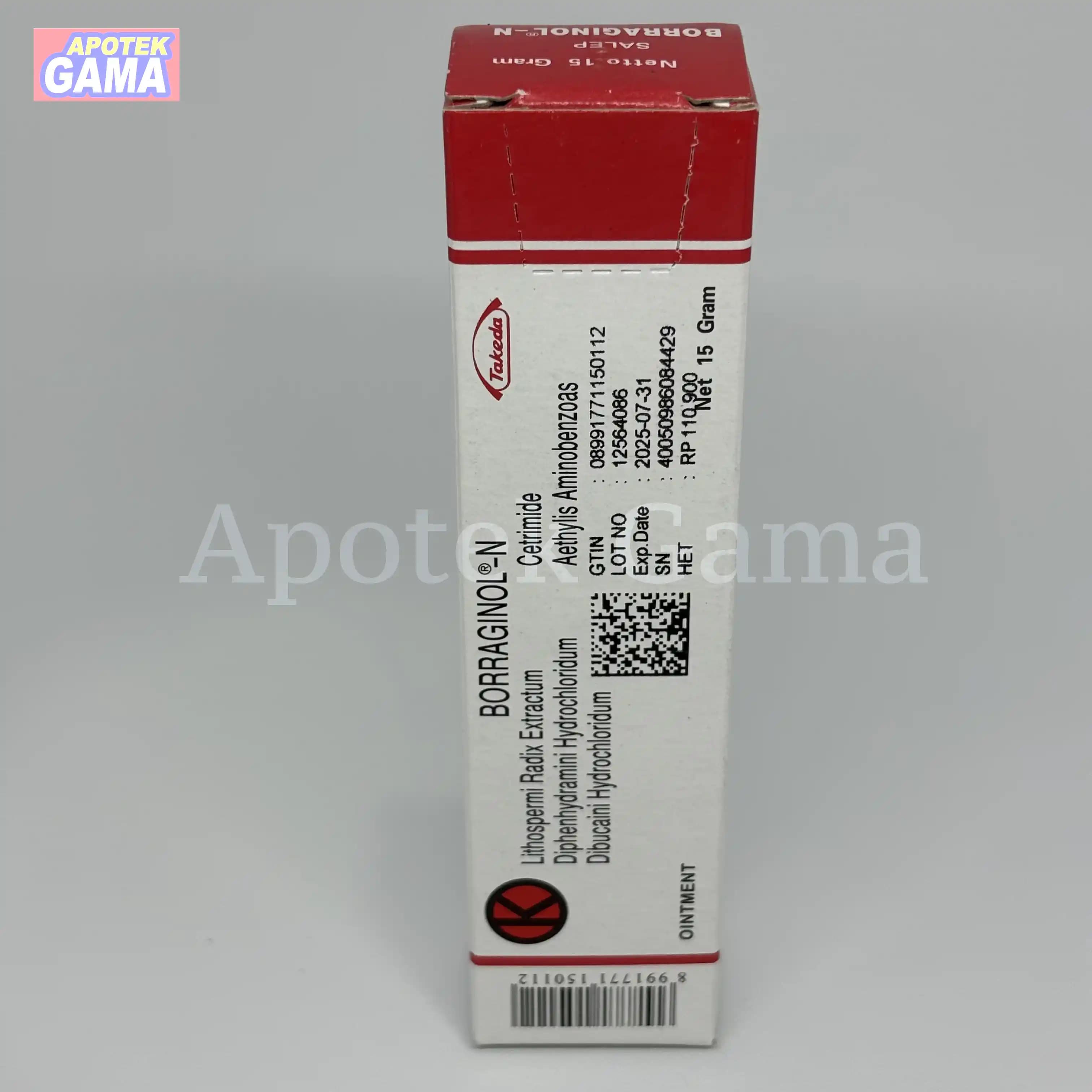 BORRAGINOL-N OINT 15 GR 4