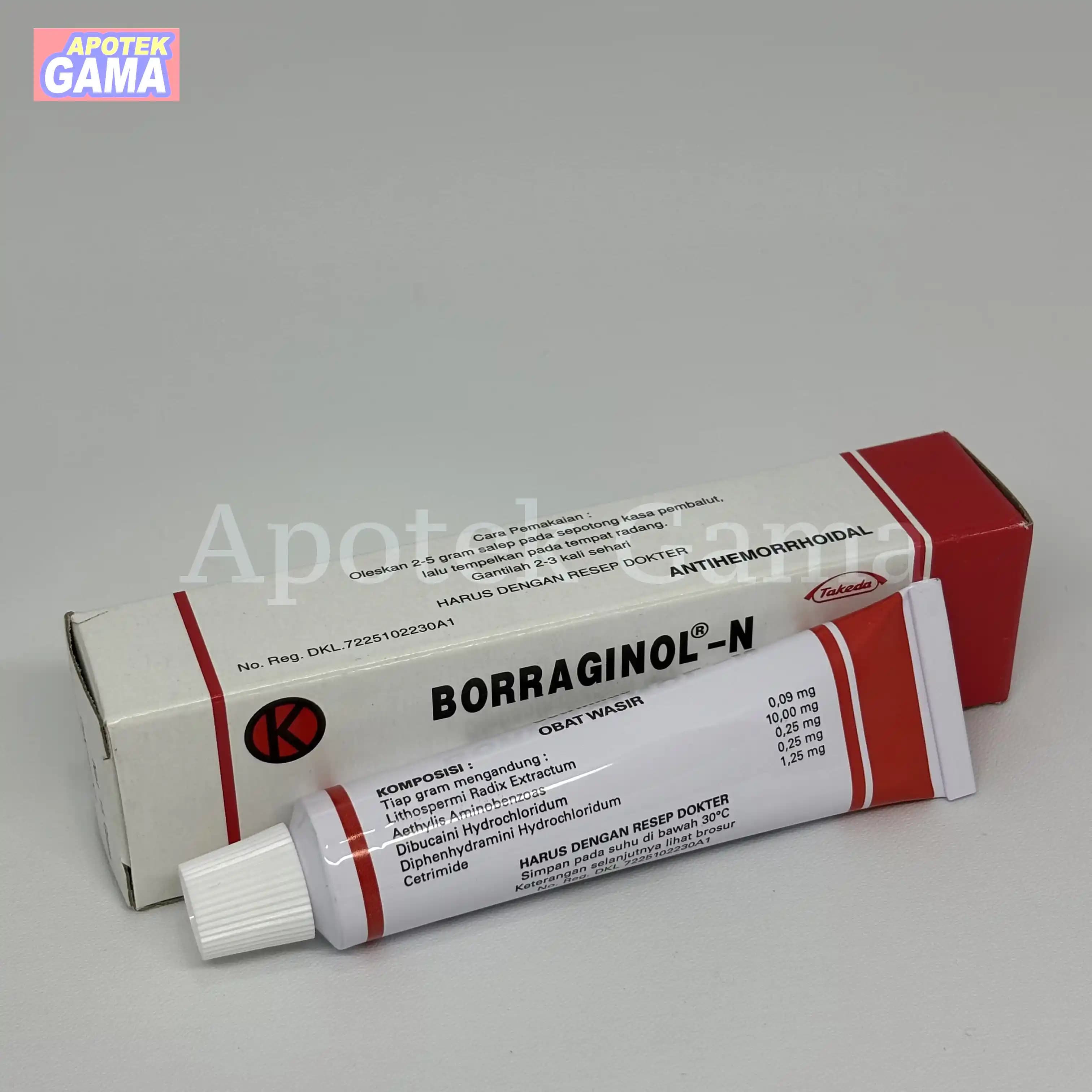 BORRAGINOL-N OINT 15 GR 5