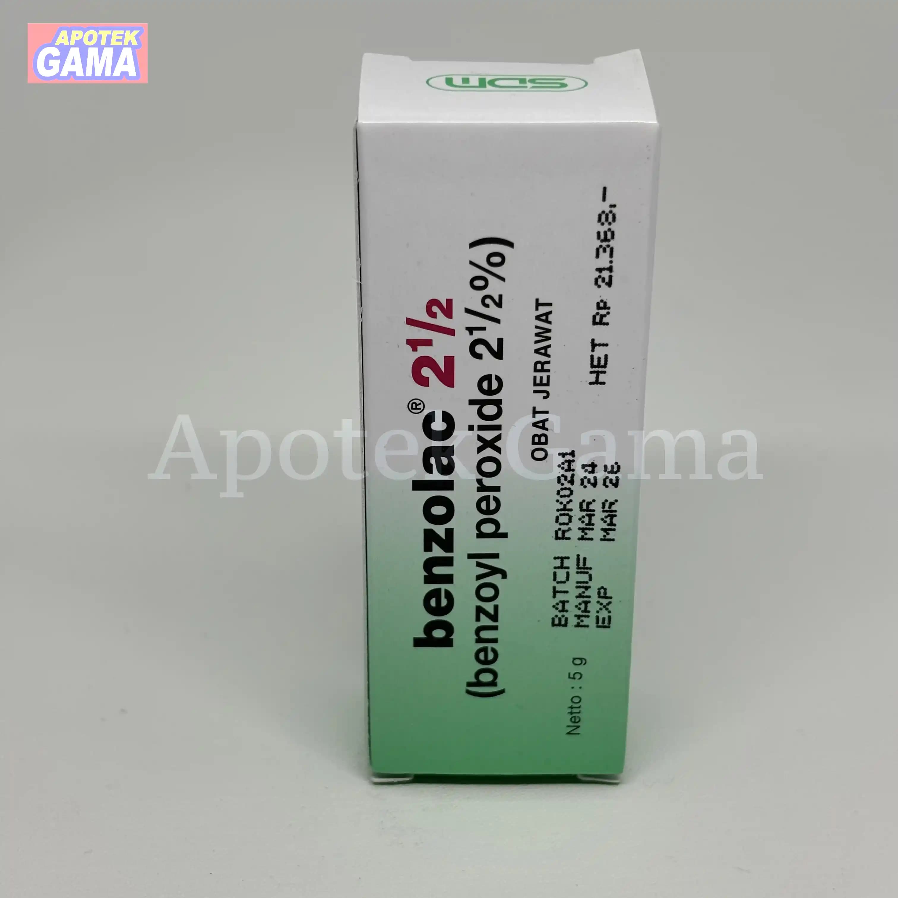 BENZOLAC 2 1/2% 5 GR 6