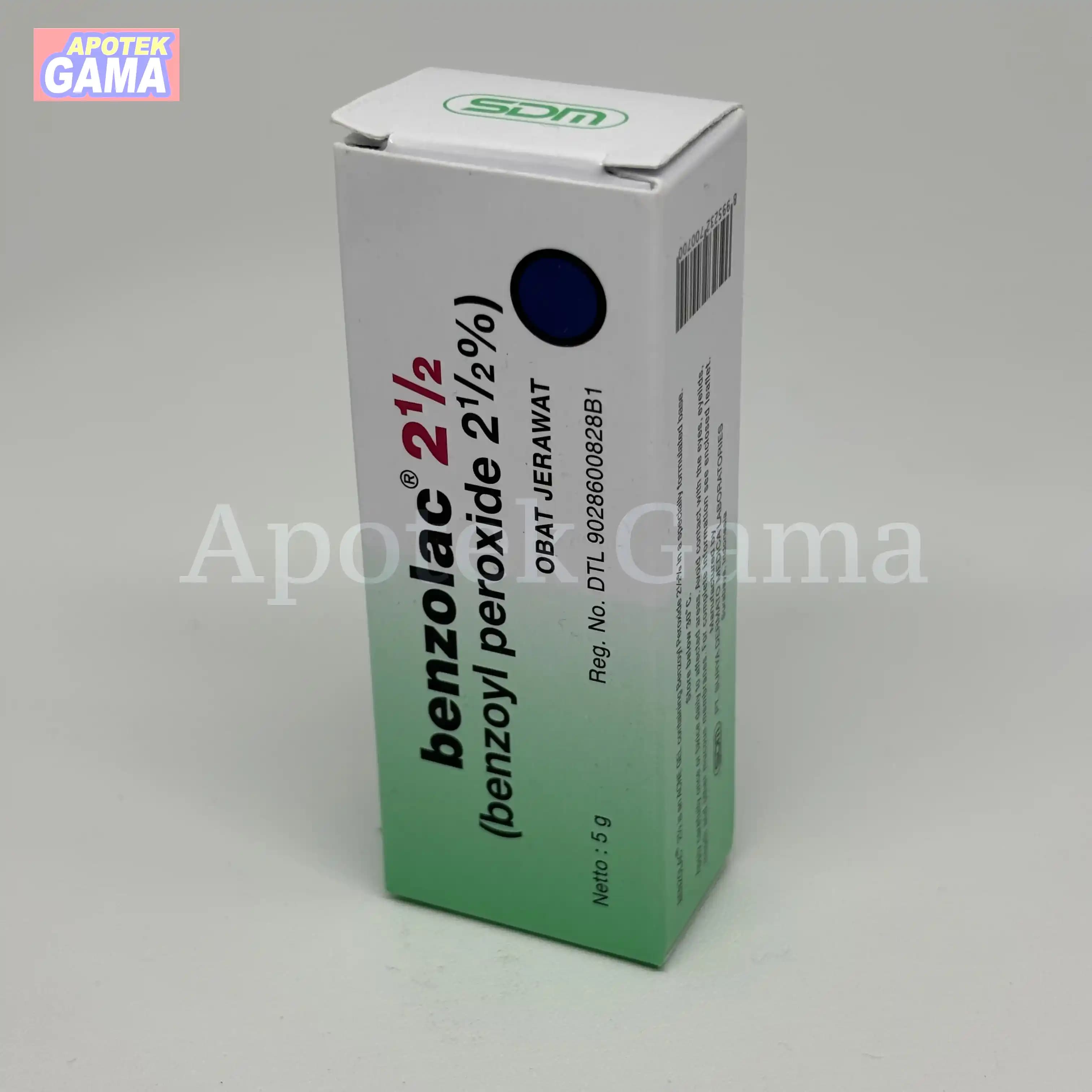BENZOLAC 2 1/2% 5 GR 5