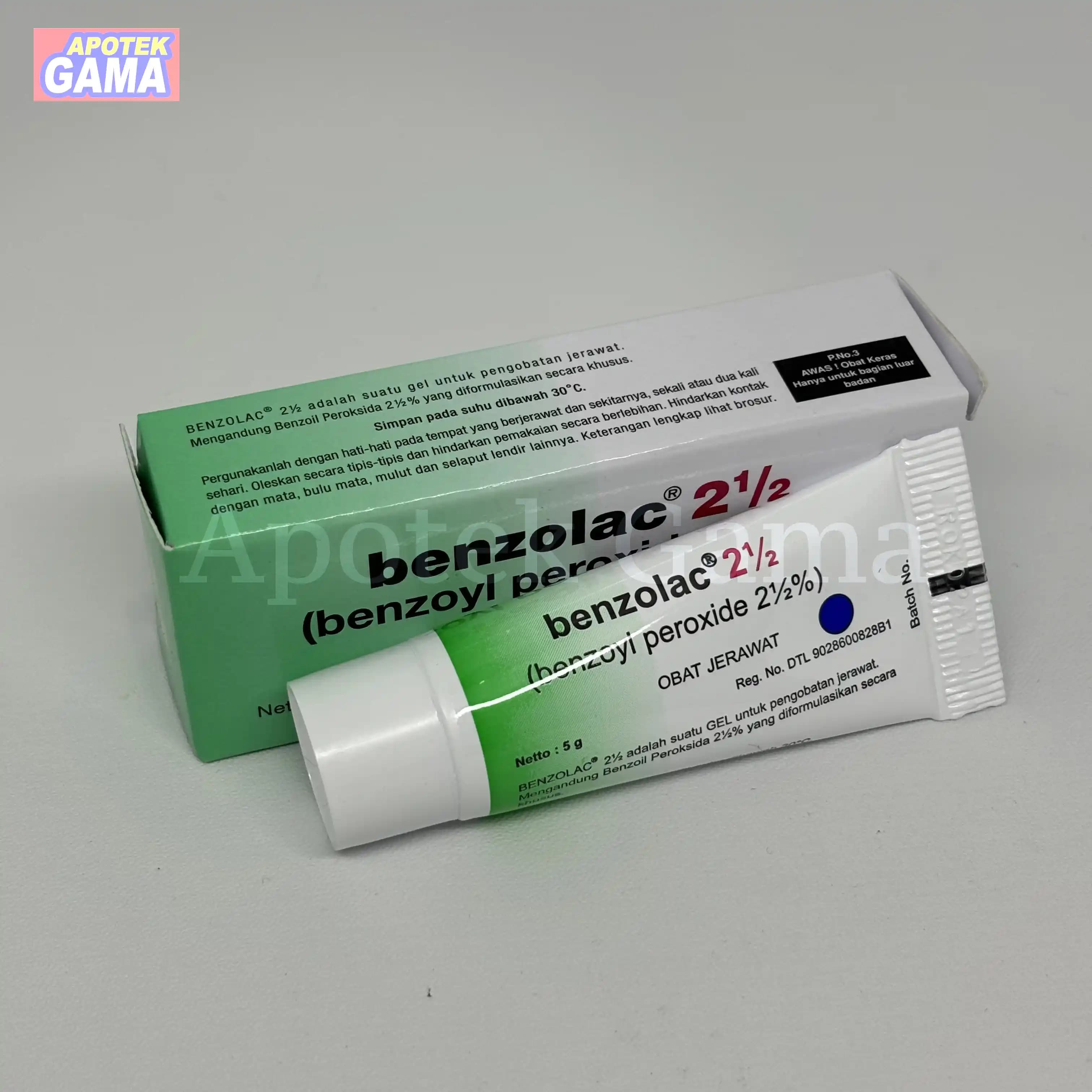 BENZOLAC 2 1/2% 5 GR 3