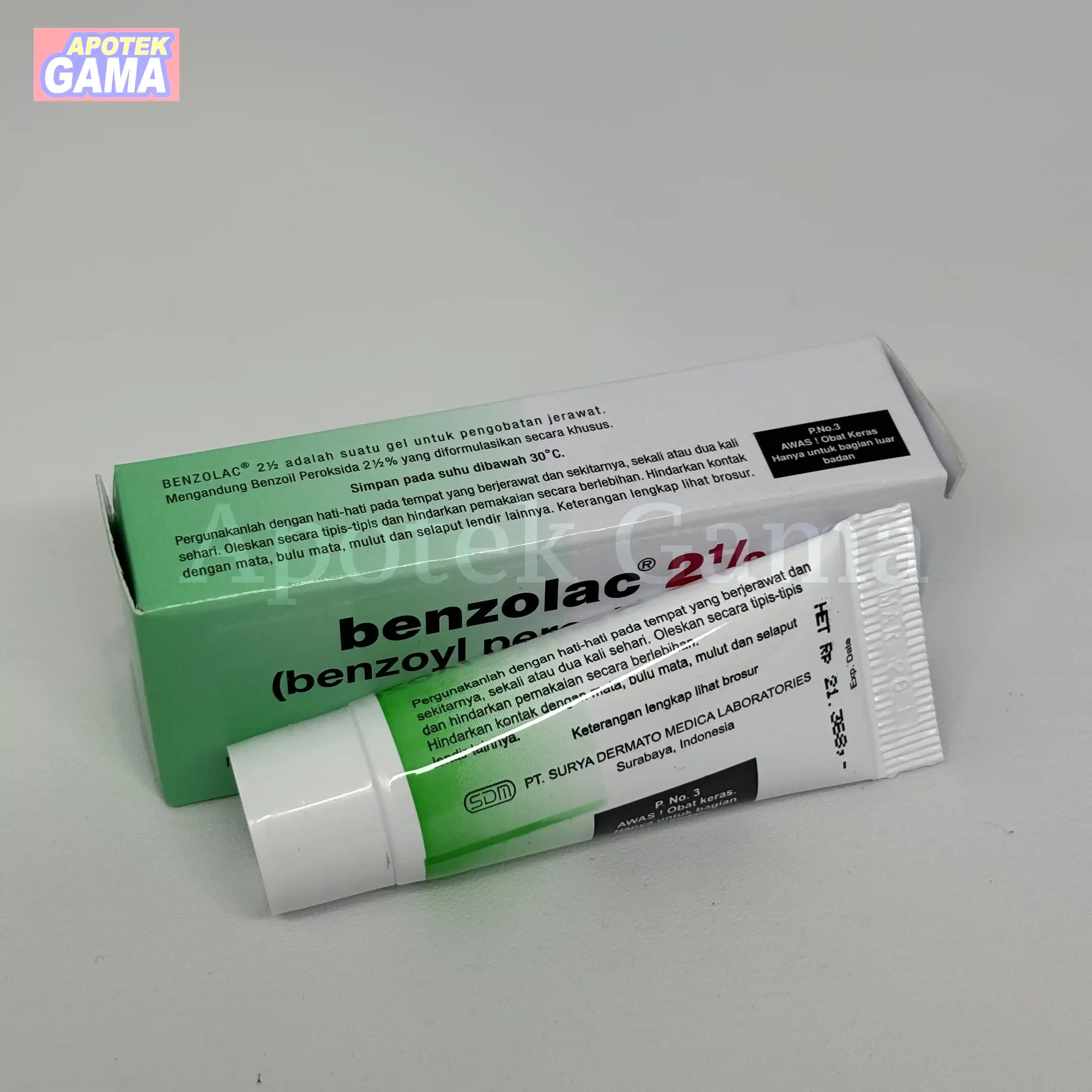 BENZOLAC 2 1/2% 5 GR