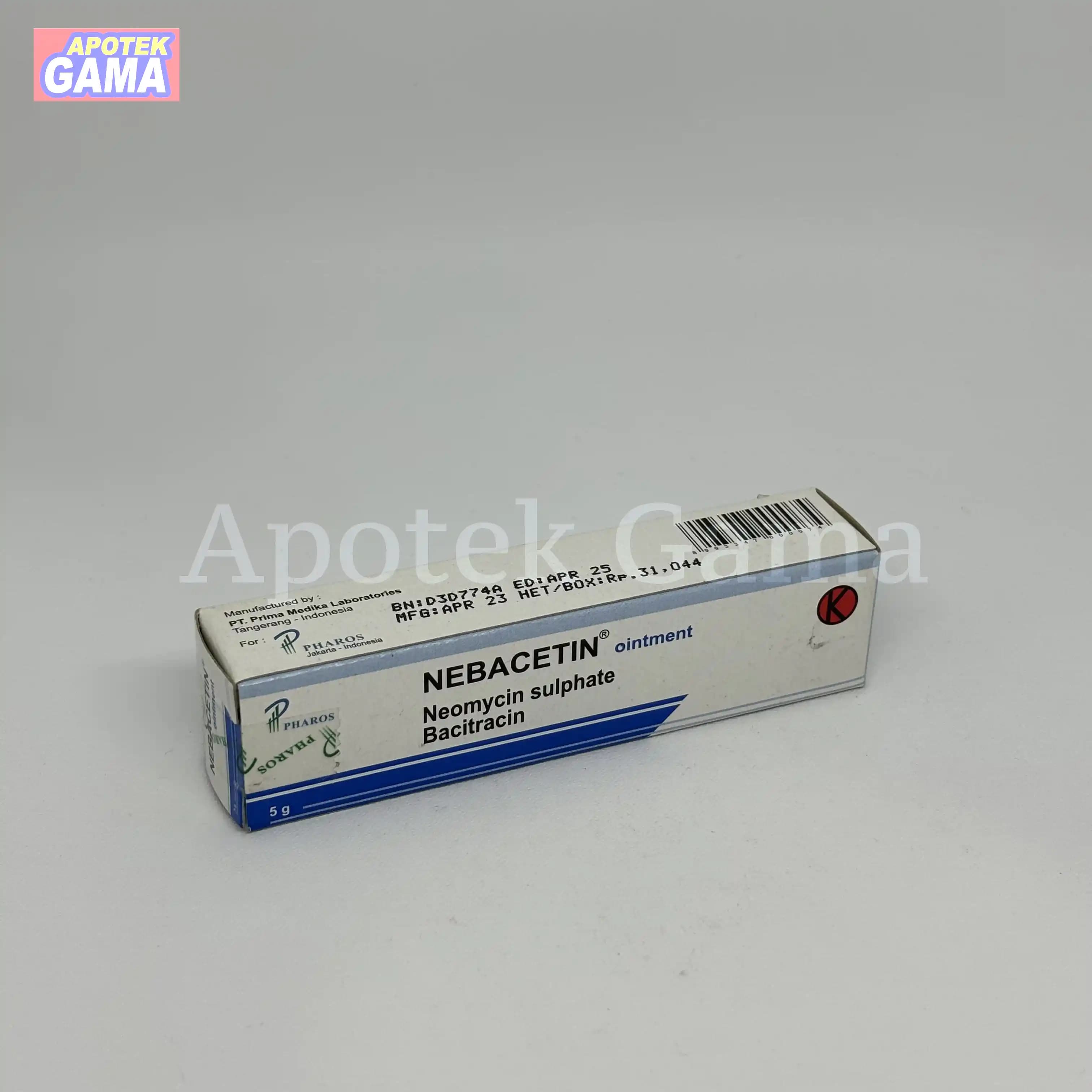 NEBACETINE OINT 5 GR 5