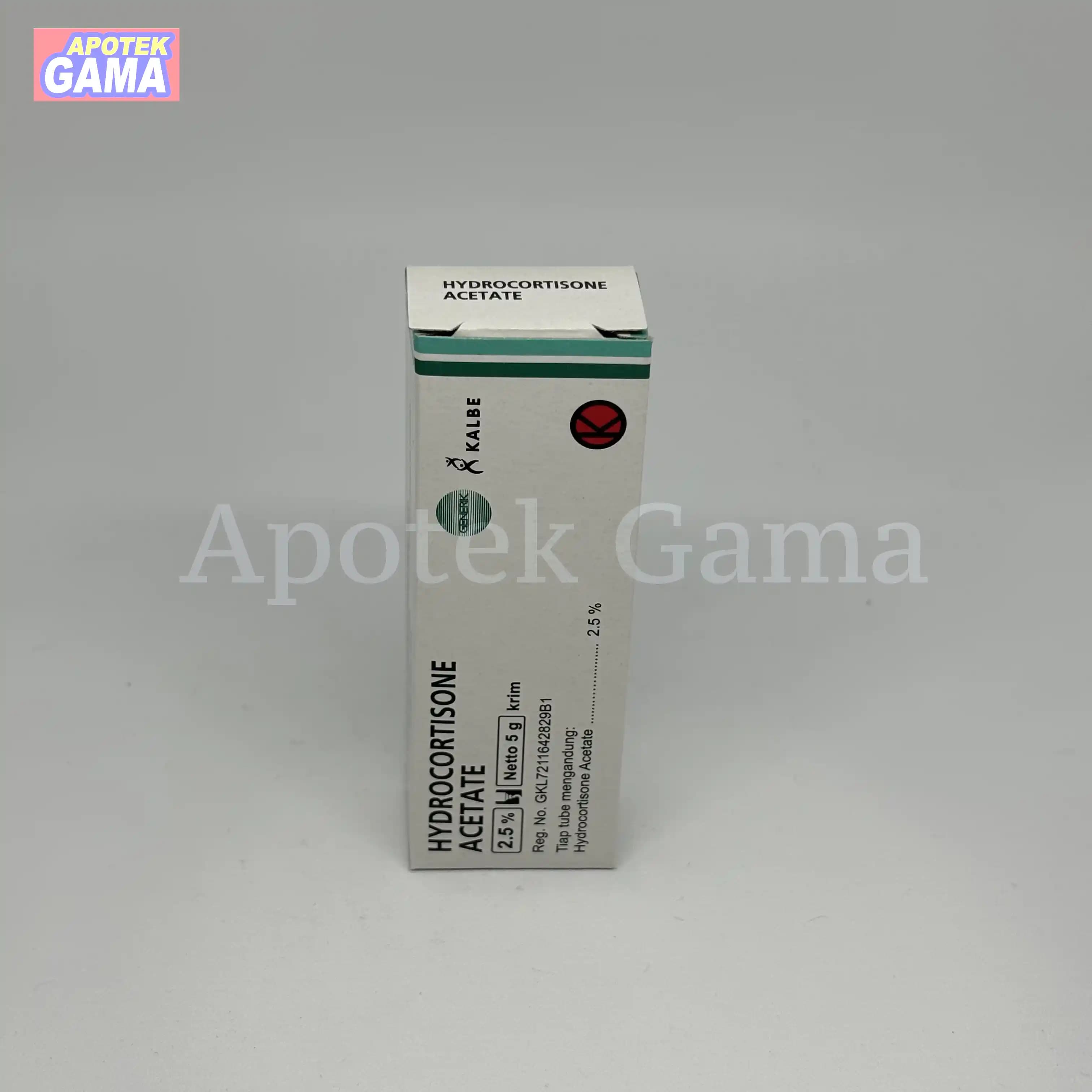 HYDROCORTISONE CR 2.5 % 5 GR (KALBE) 2