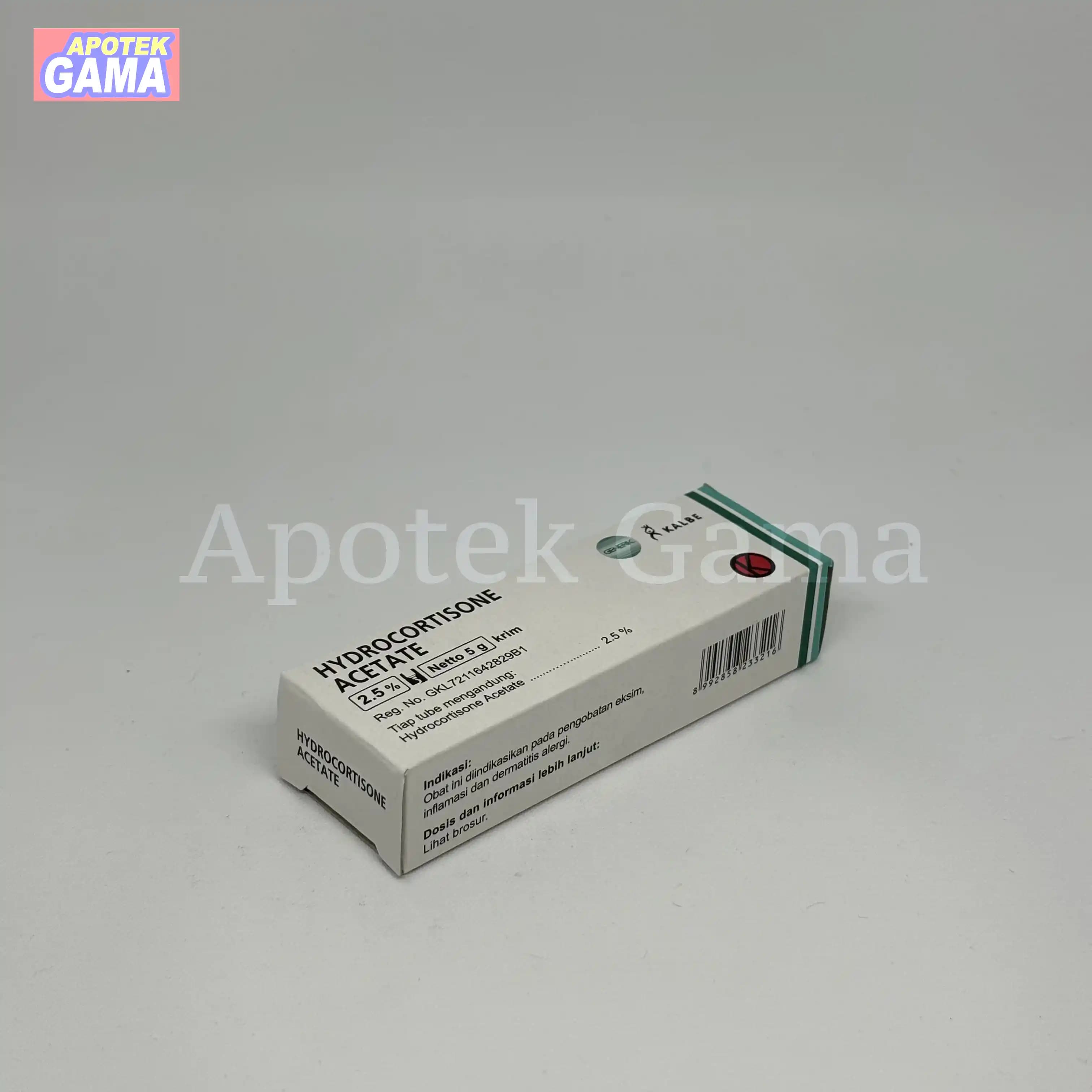 HYDROCORTISONE CR 2.5 % 5 GR (KALBE) 3