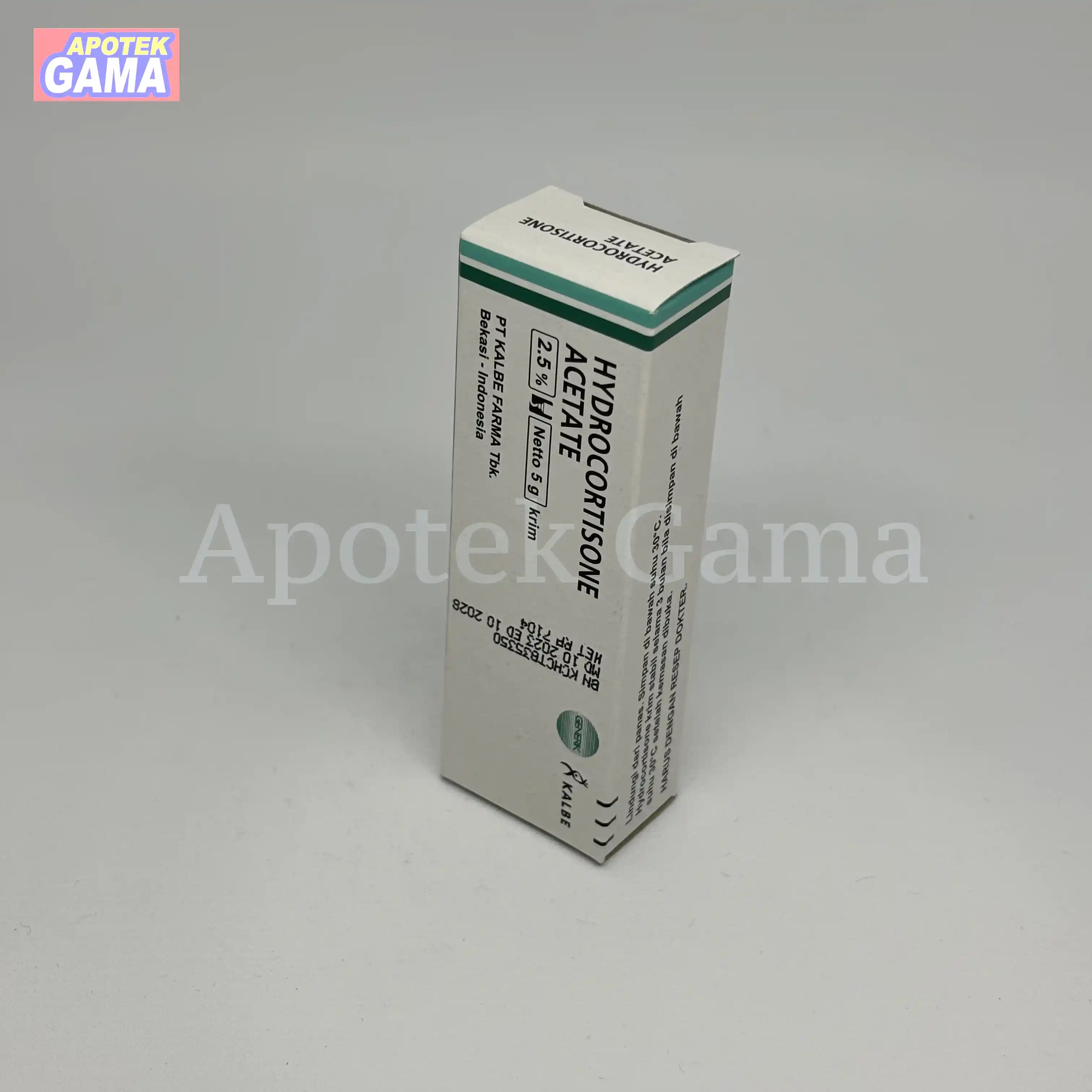 HYDROCORTISONE CR 2.5 % 5 GR (KALBE) 4