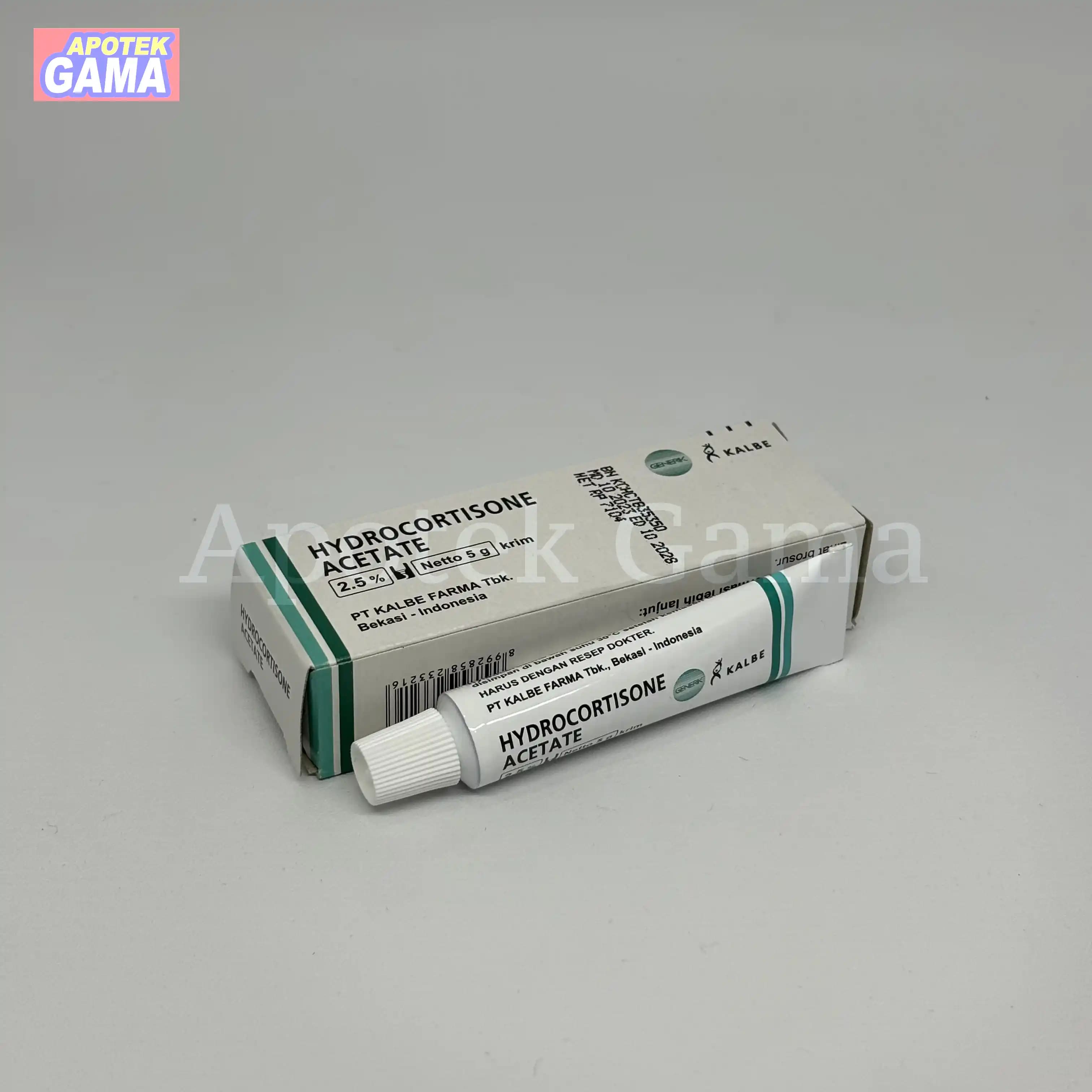 HYDROCORTISONE CR 2.5 % 5 GR (KALBE) 5