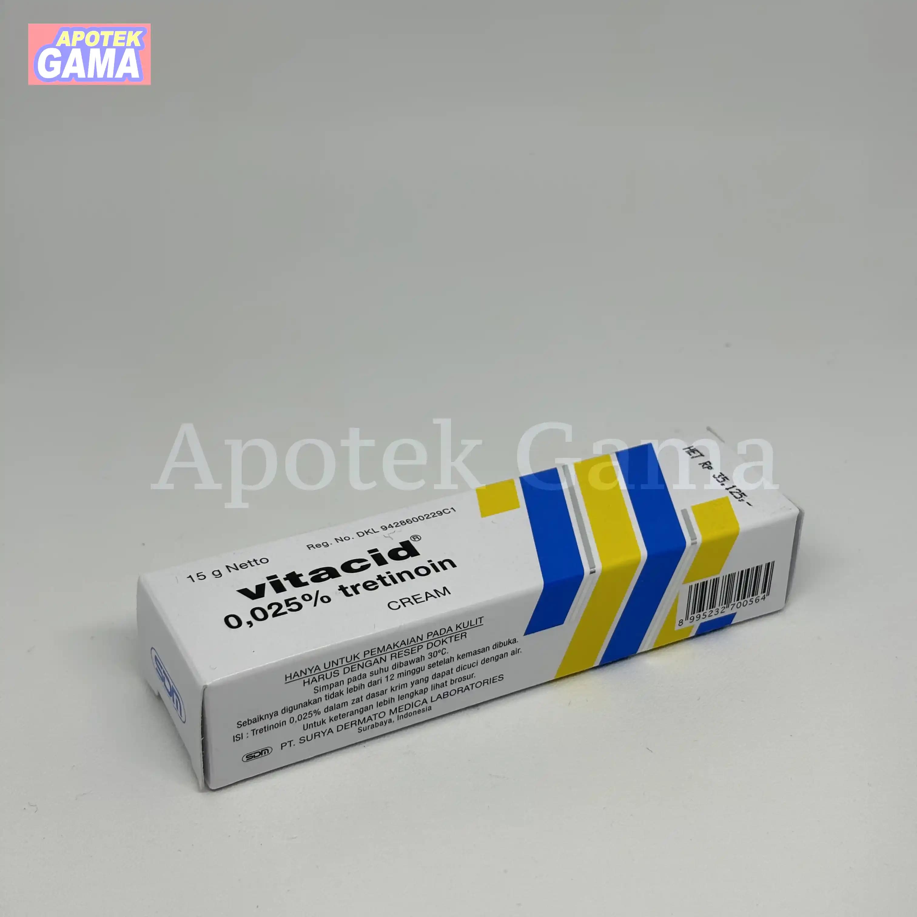 VITACID CR 0.025% 15 GR 2