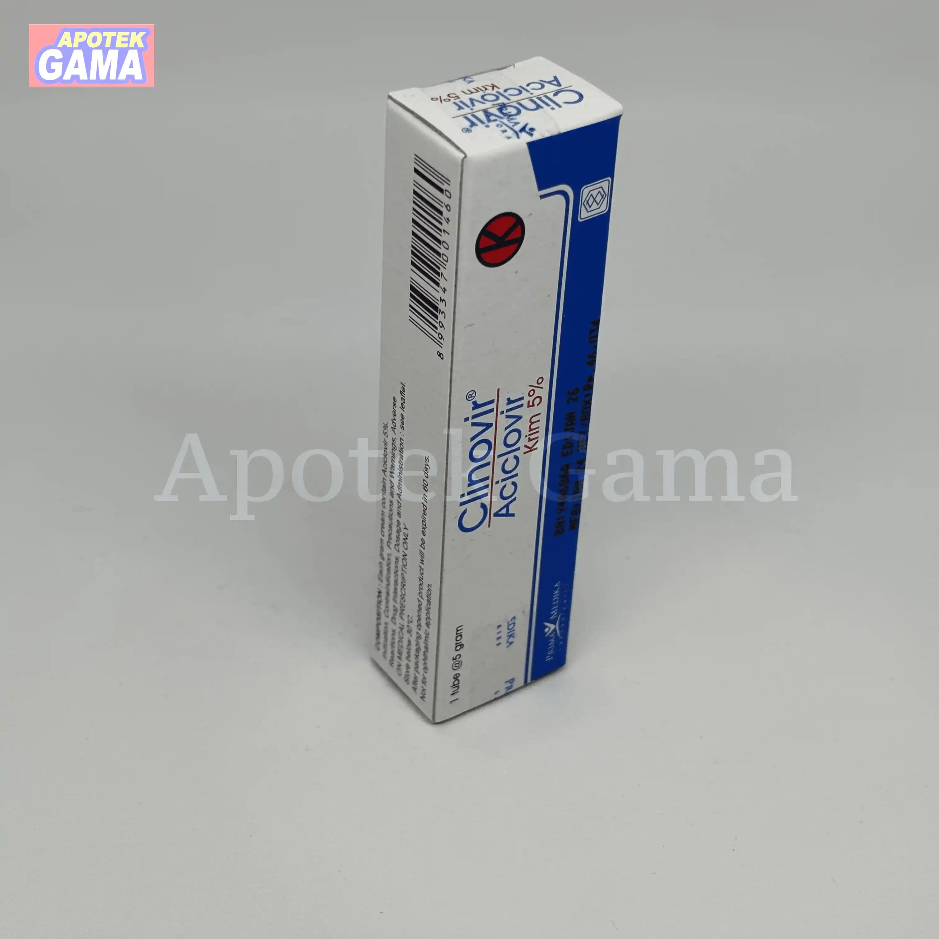 CLINOVIR CR 5 GR 5