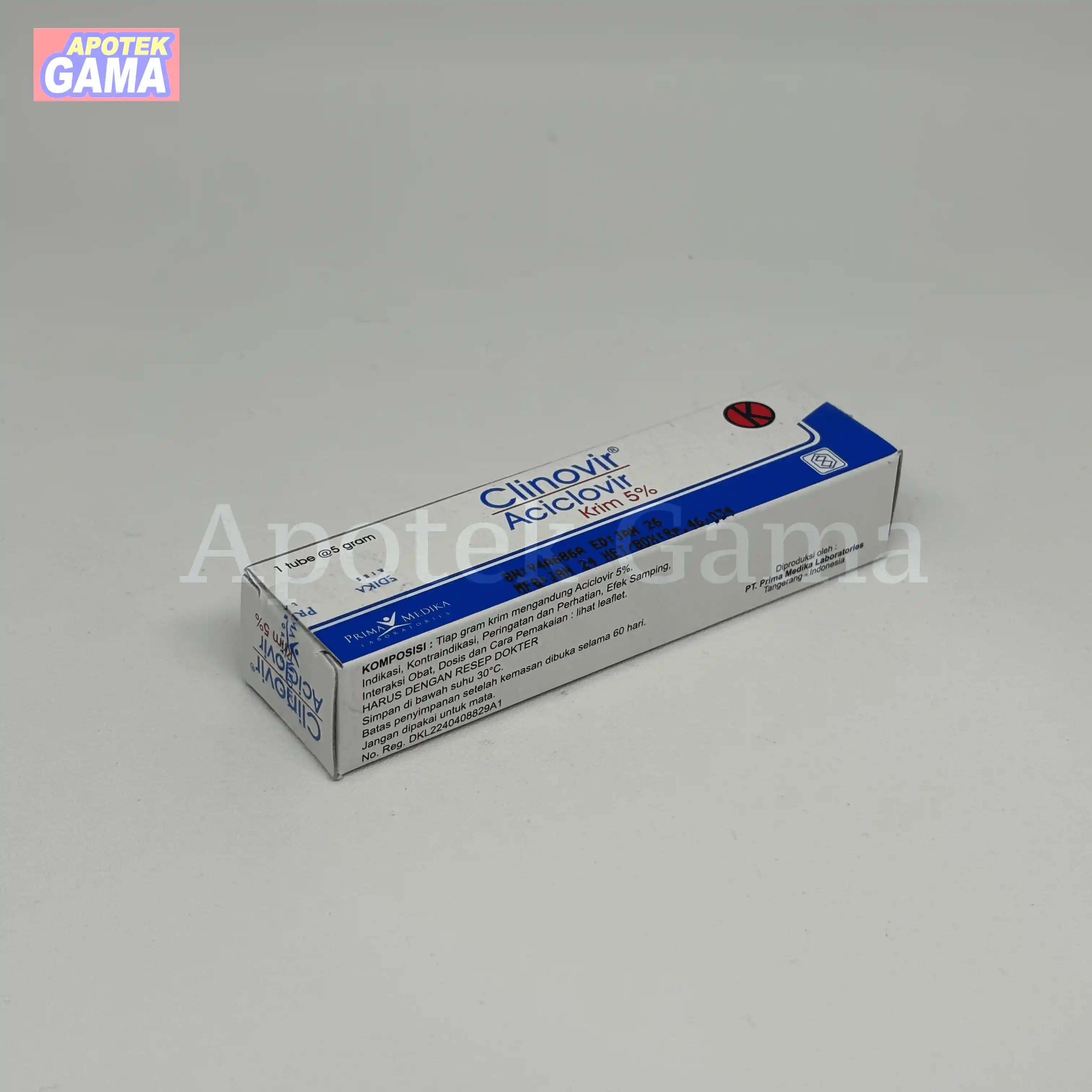CLINOVIR CR 5 GR 3