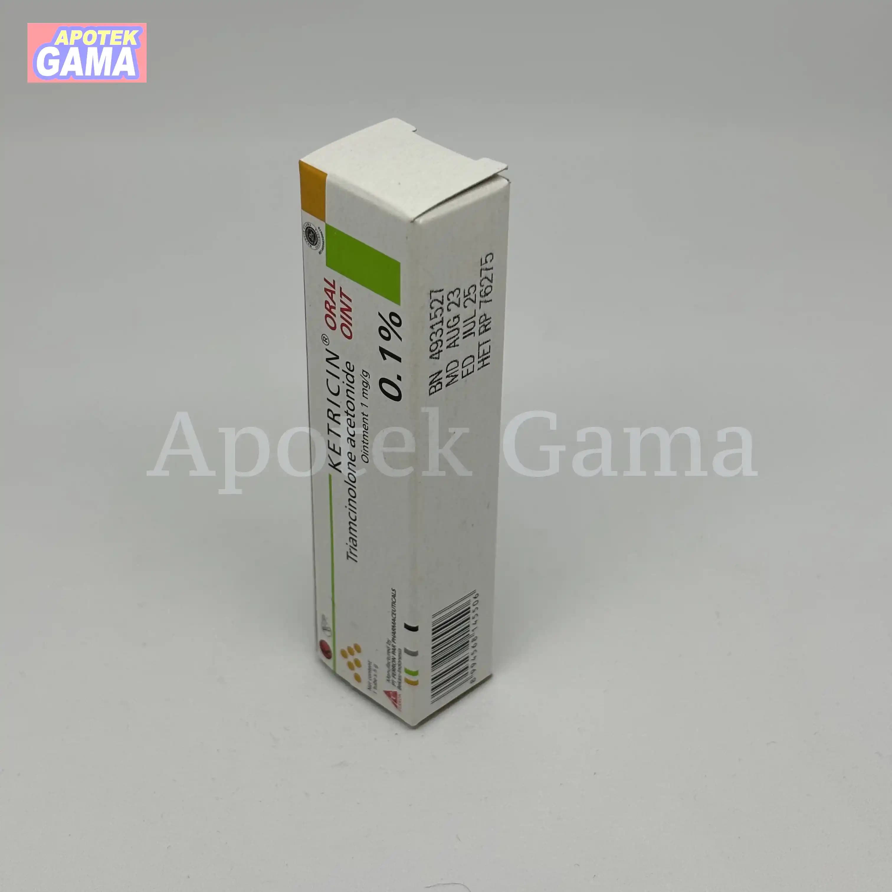 KETRICIN OINT 5 GR 5