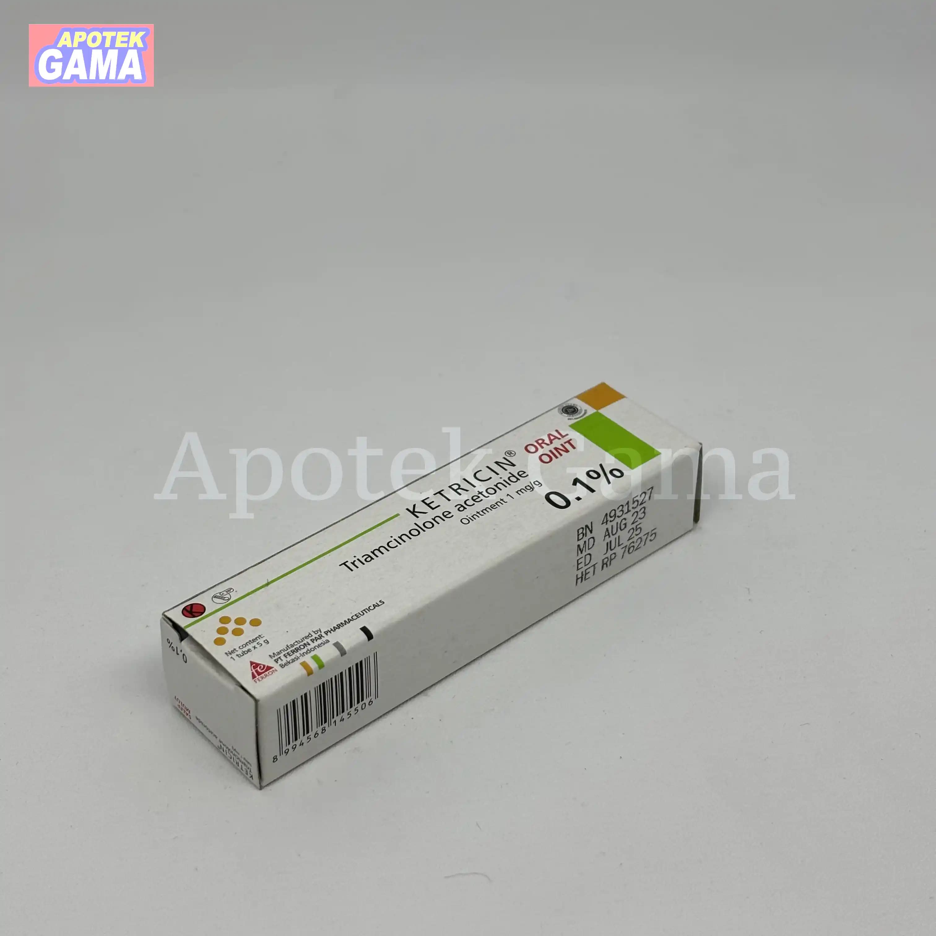 KETRICIN OINT 5 GR 2