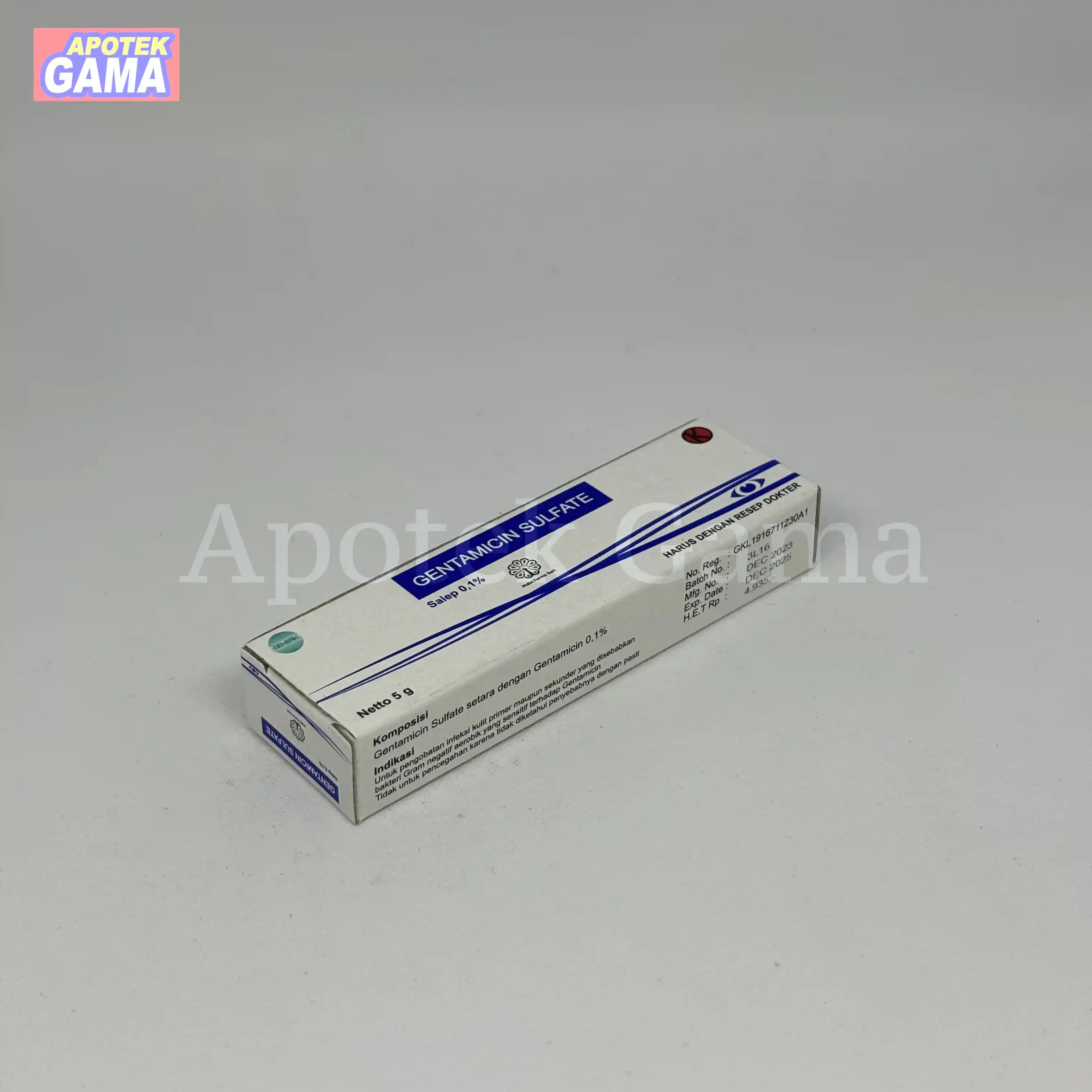 GENTAMICIN OINT 0.1% 5 GR (GEN) 4
