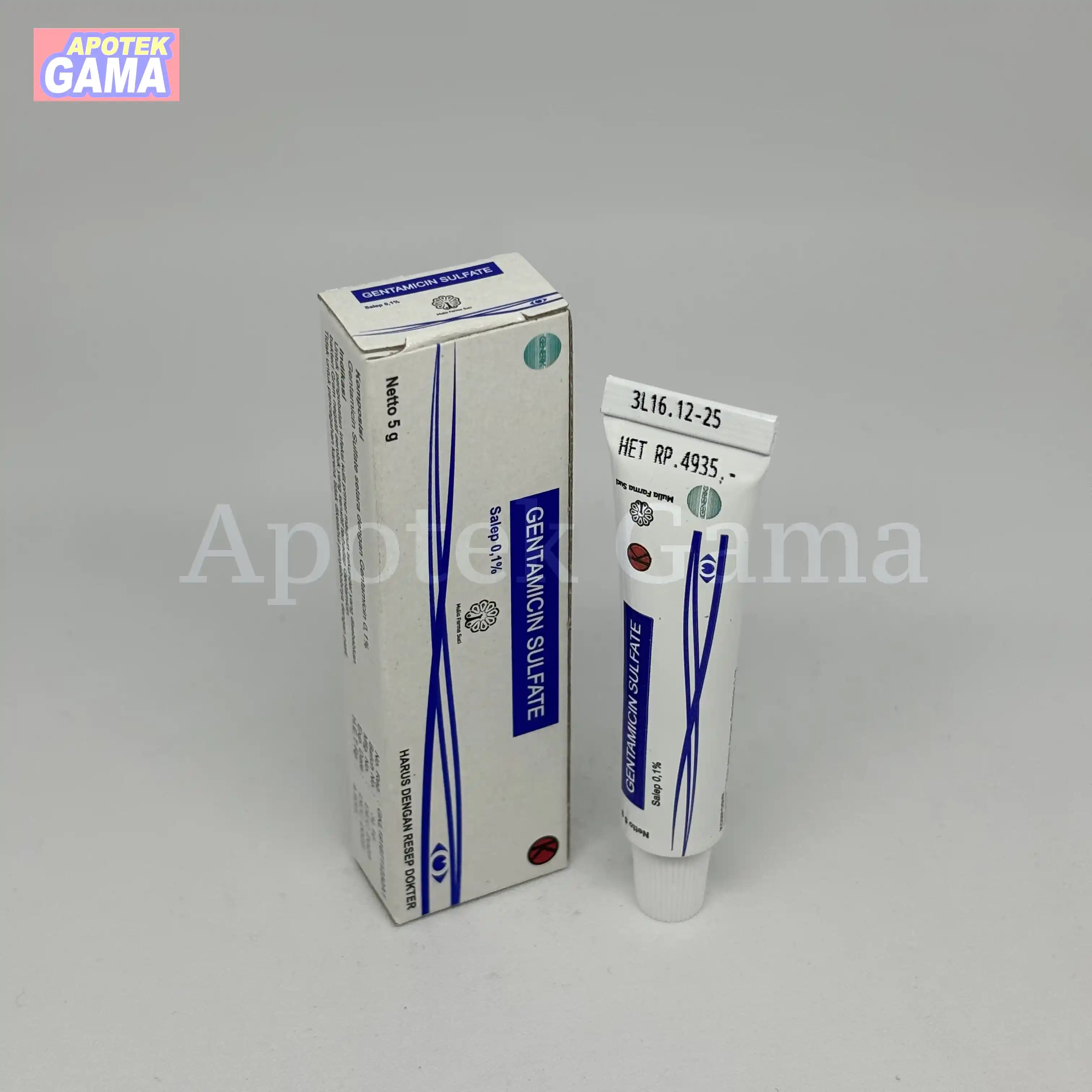 GENTAMICIN OINT 0.1% 5 GR (GEN)