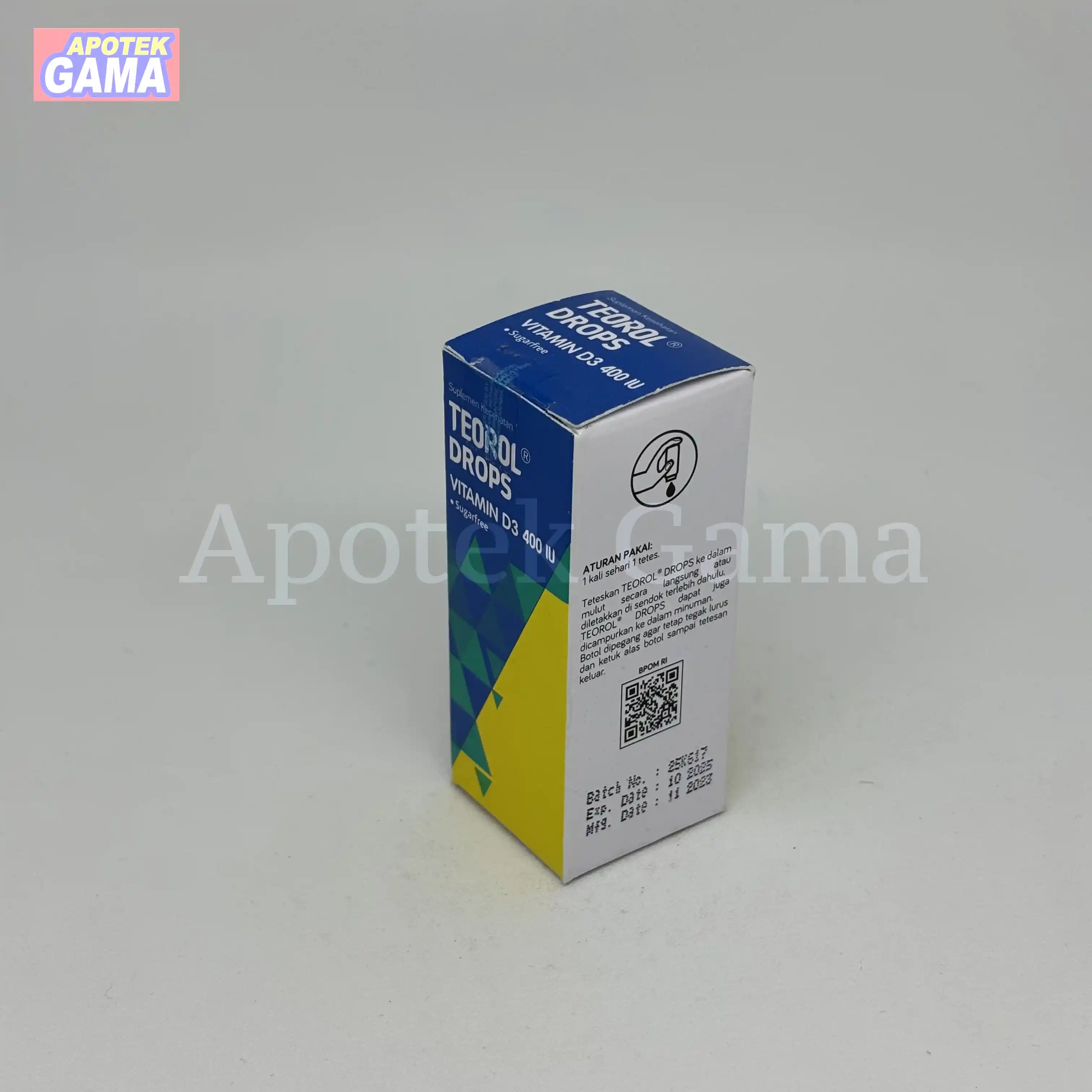 TEOROL DROP VIT D3 400 IU 12.5 ML 4