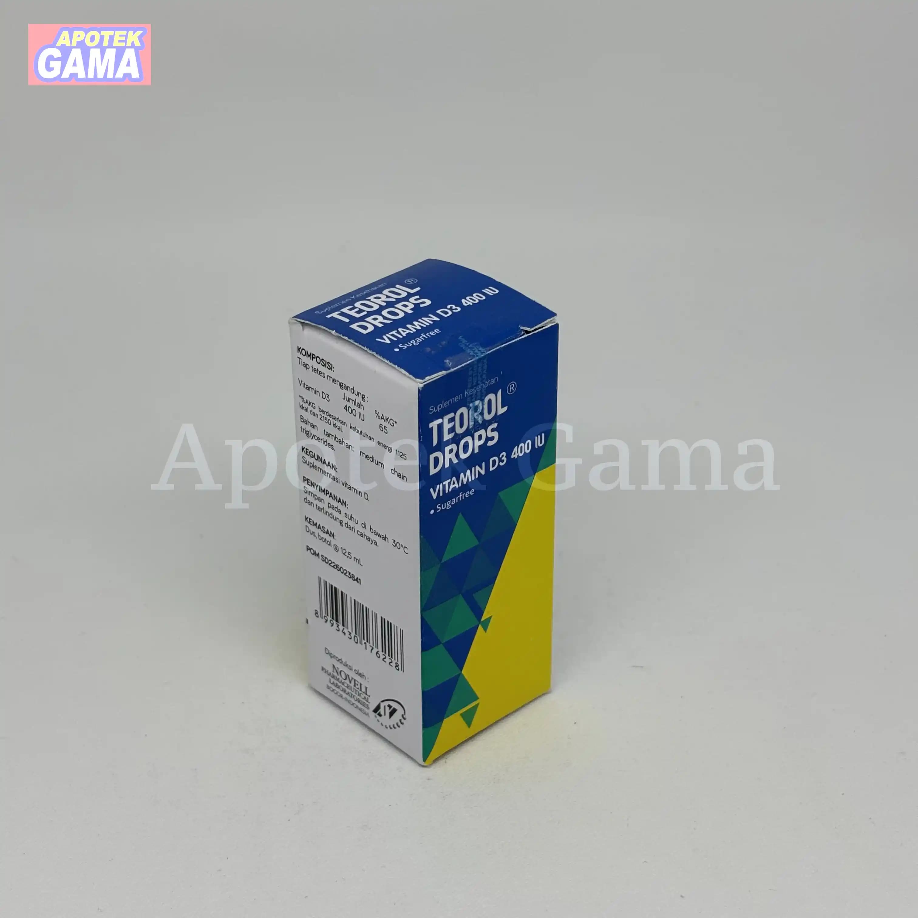 TEOROL DROP VIT D3 400 IU 12.5 ML 2