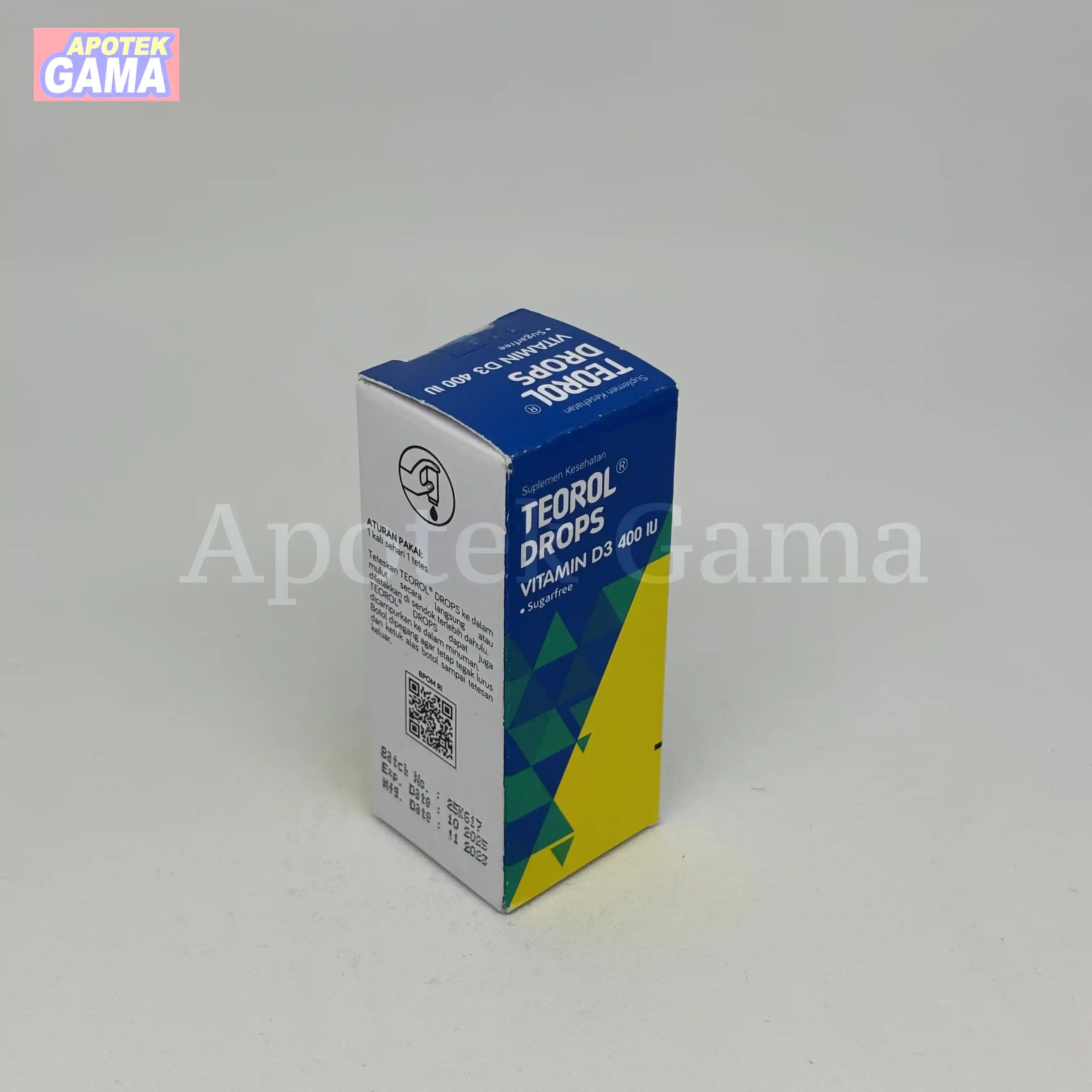 TEOROL DROP VIT D3 400 IU 12.5 ML