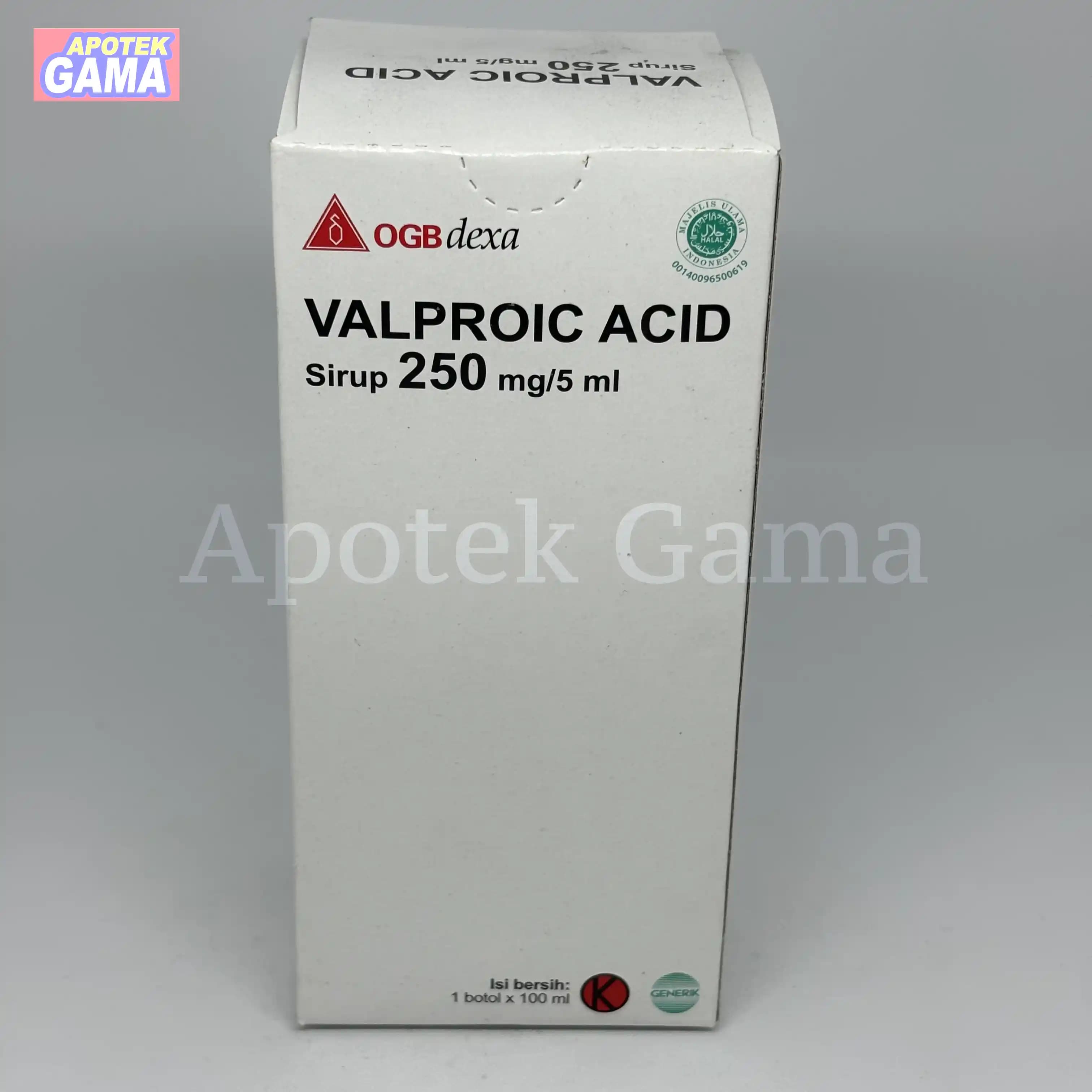 VALPROIC ACID 100ML SYR 3