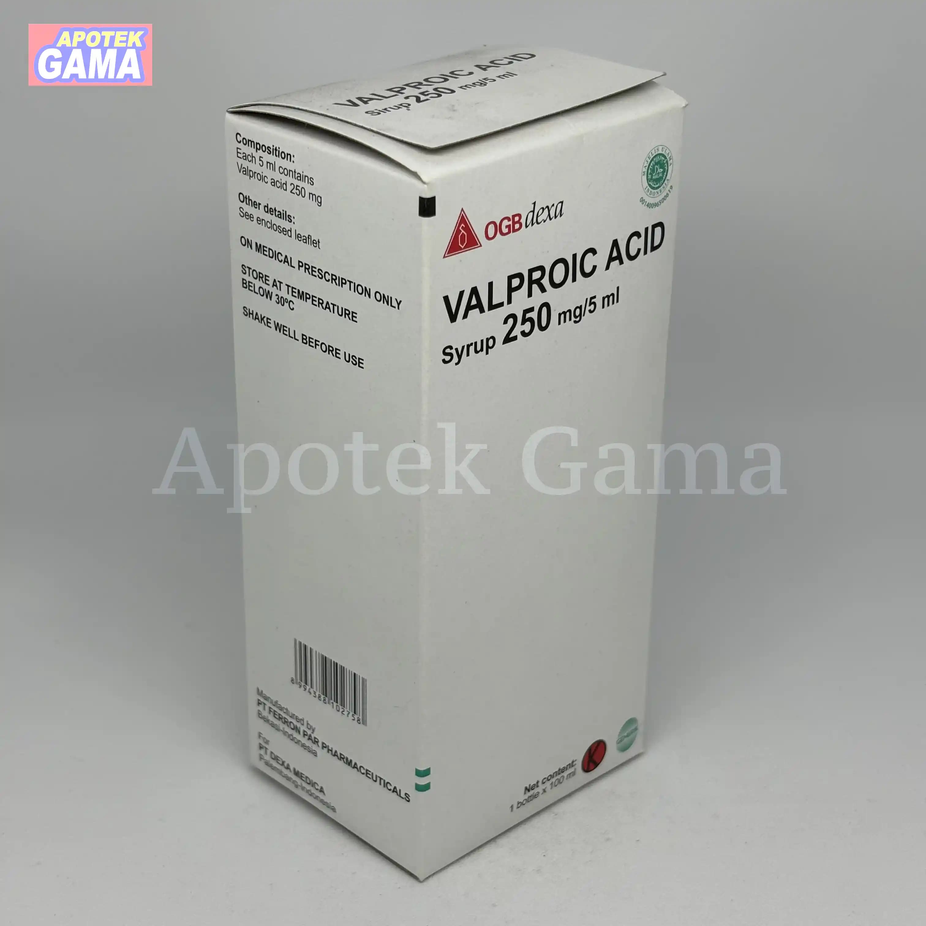 VALPROIC ACID 100ML SYR 2