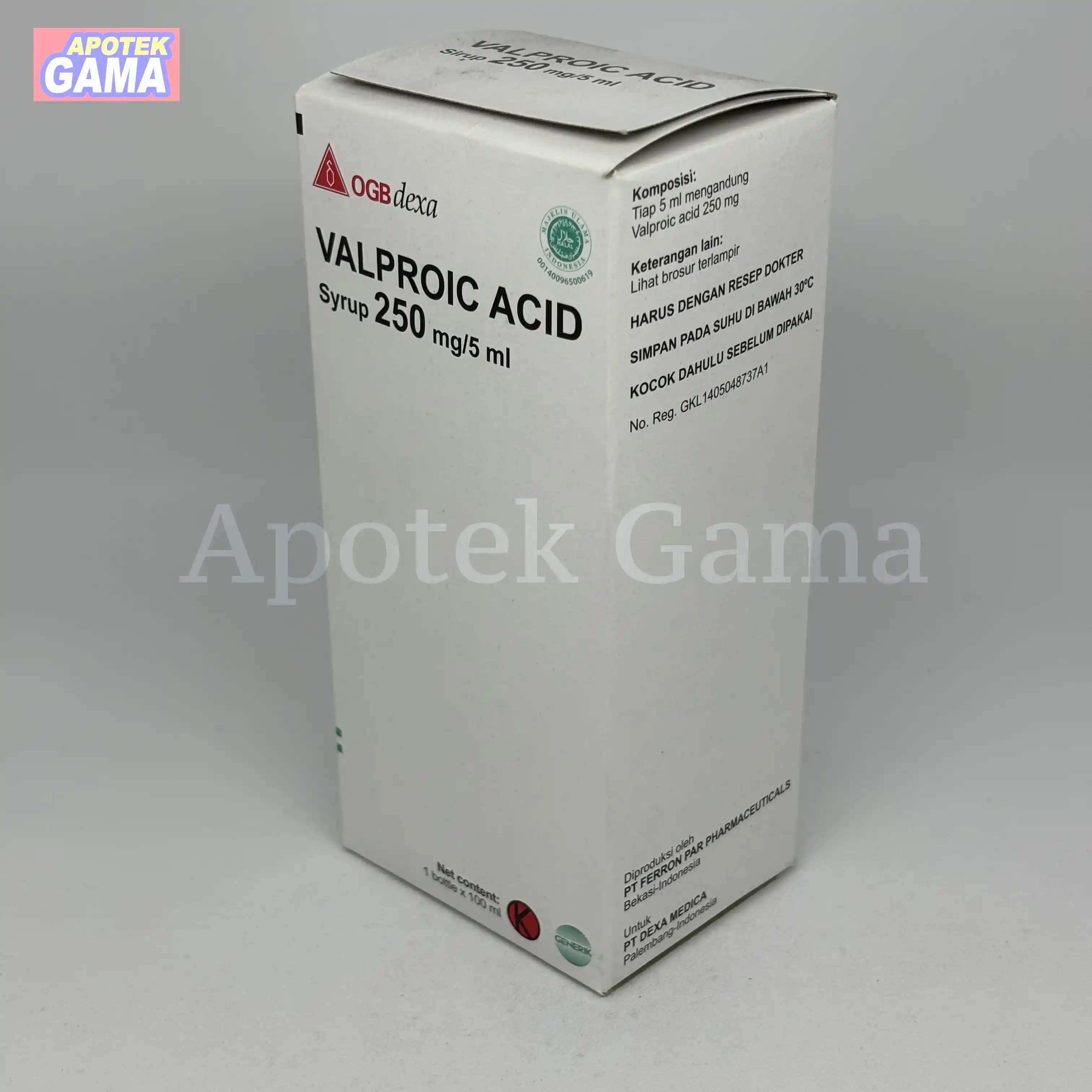 VALPROIC ACID 100ML SYR