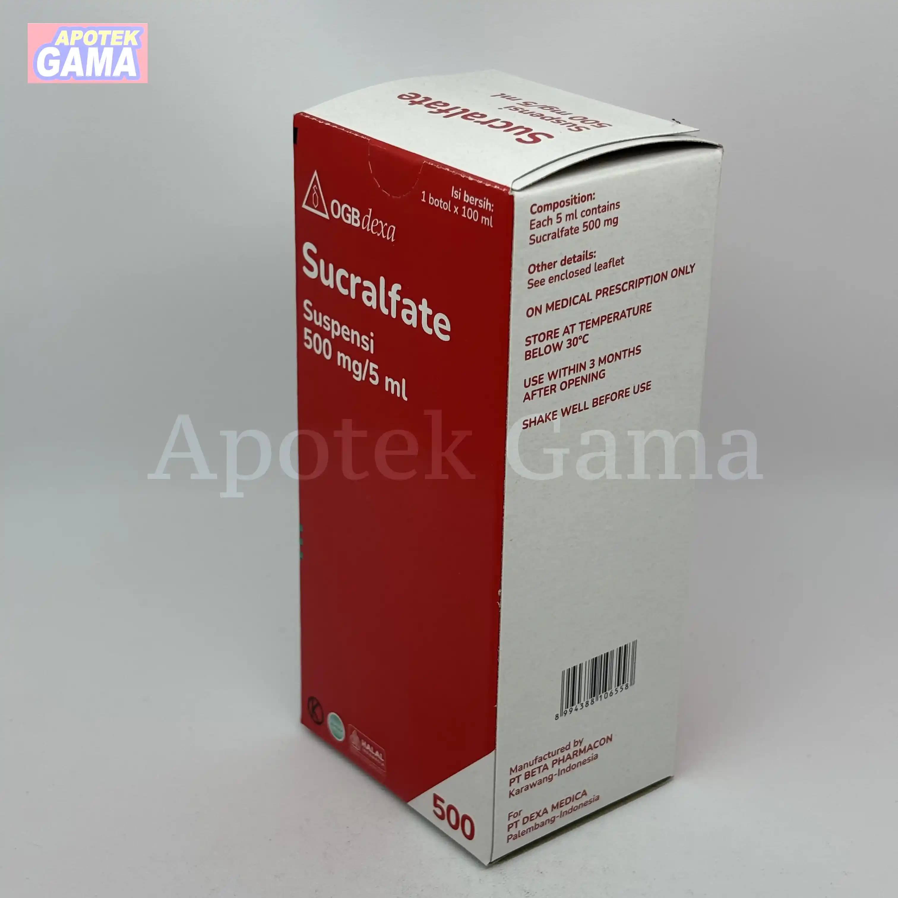SUCRALFAT SYR 100 ML