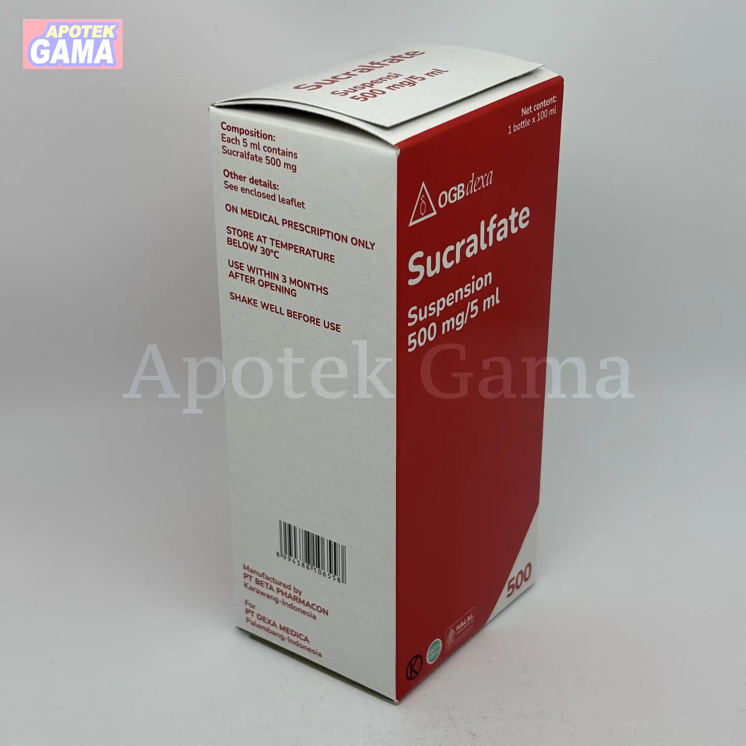 SUCRALFAT SYR 100 ML 5