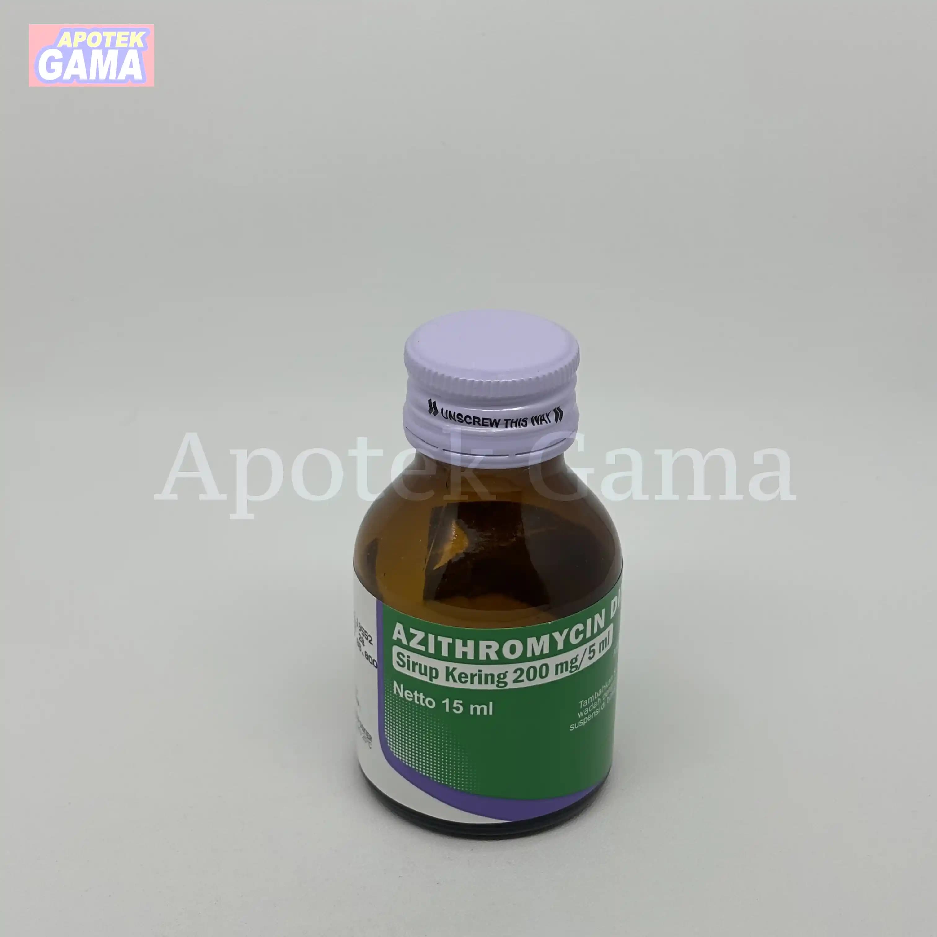 AZITHROMYCIN 200/5ML DS 15 ML 3