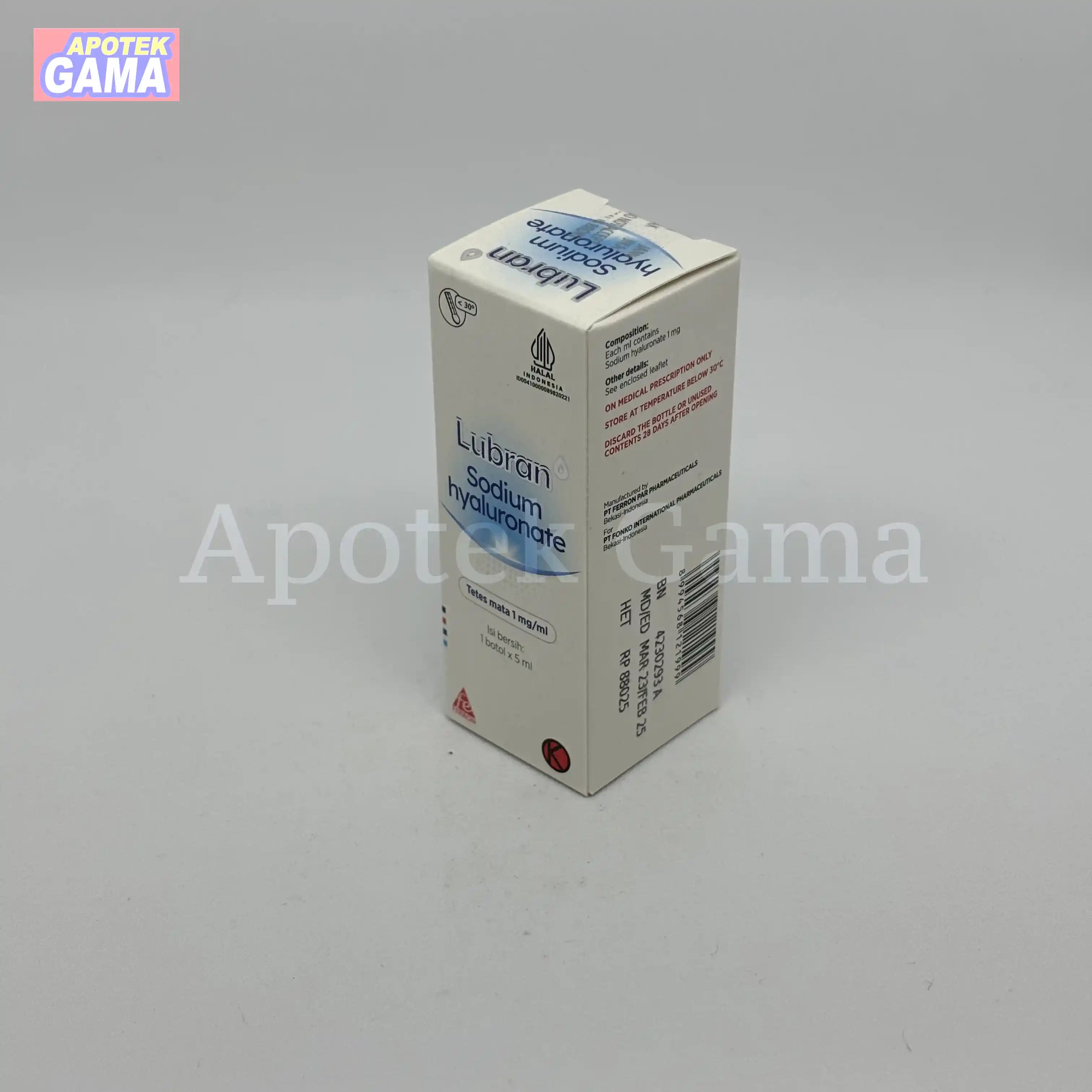 LUBRAN EYE DROP 5 ML