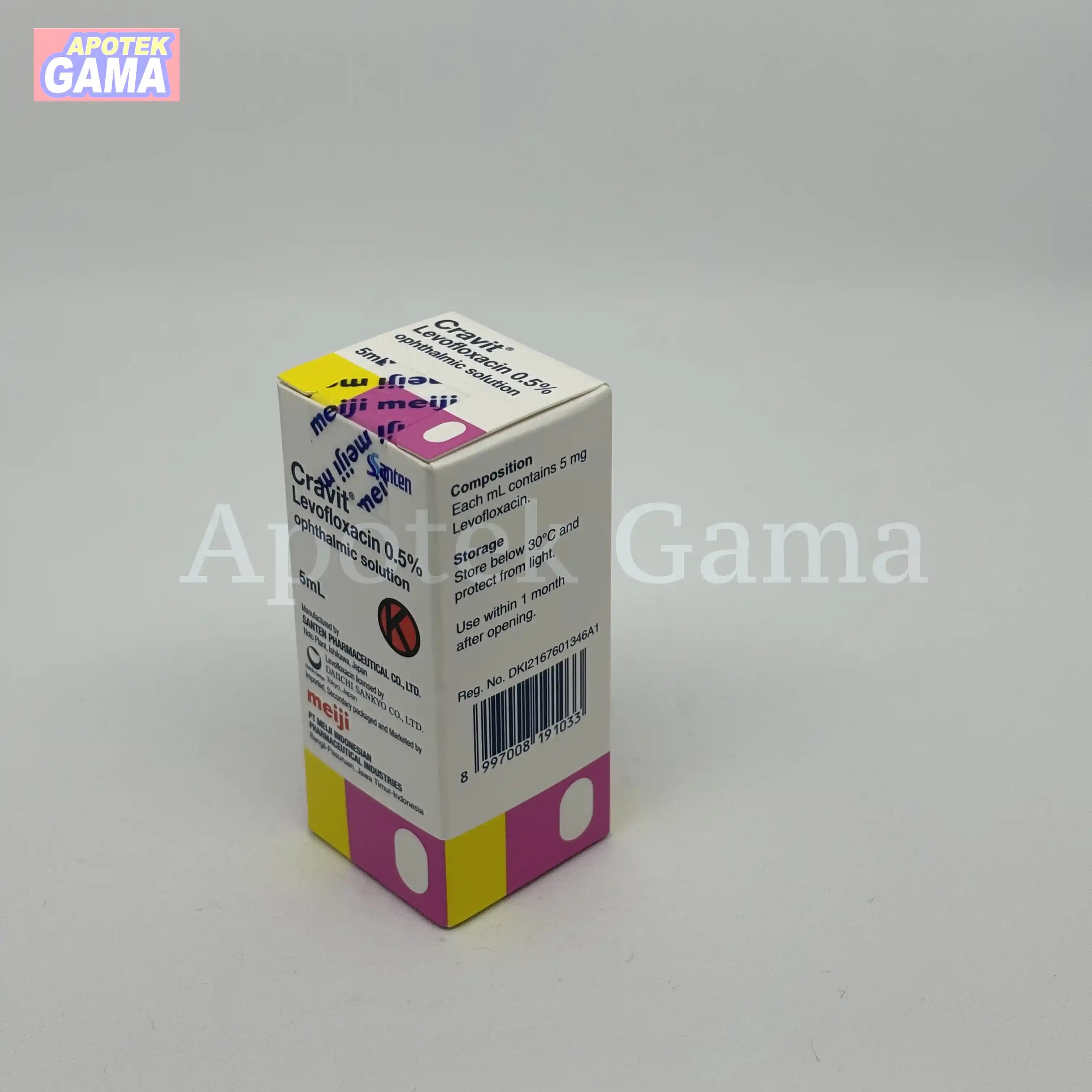 CRAVIT  0,5%  5ML 3